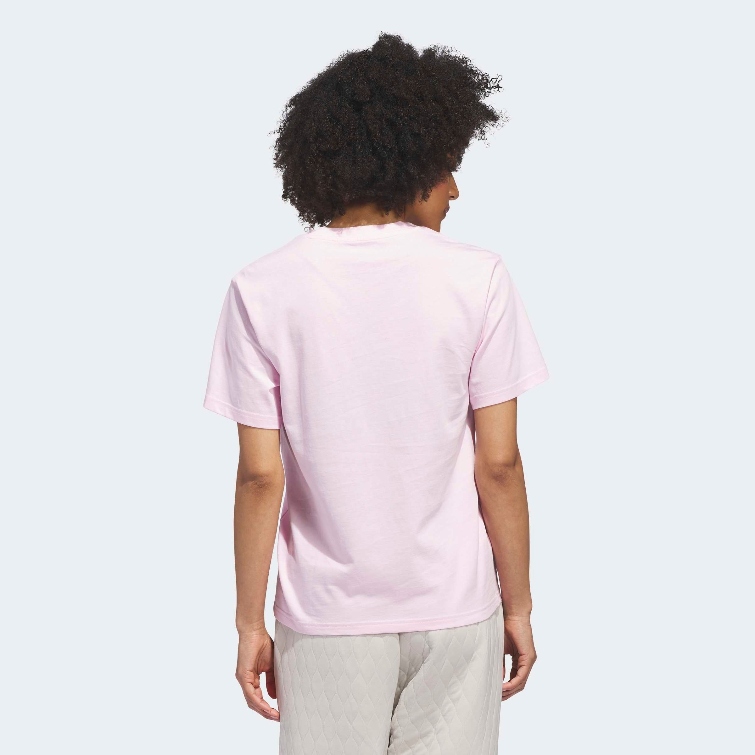 adidas Sportswear T-Shirt »SUMMER SLIDE GRAPHIC MIT V-AUSSCHNITT«