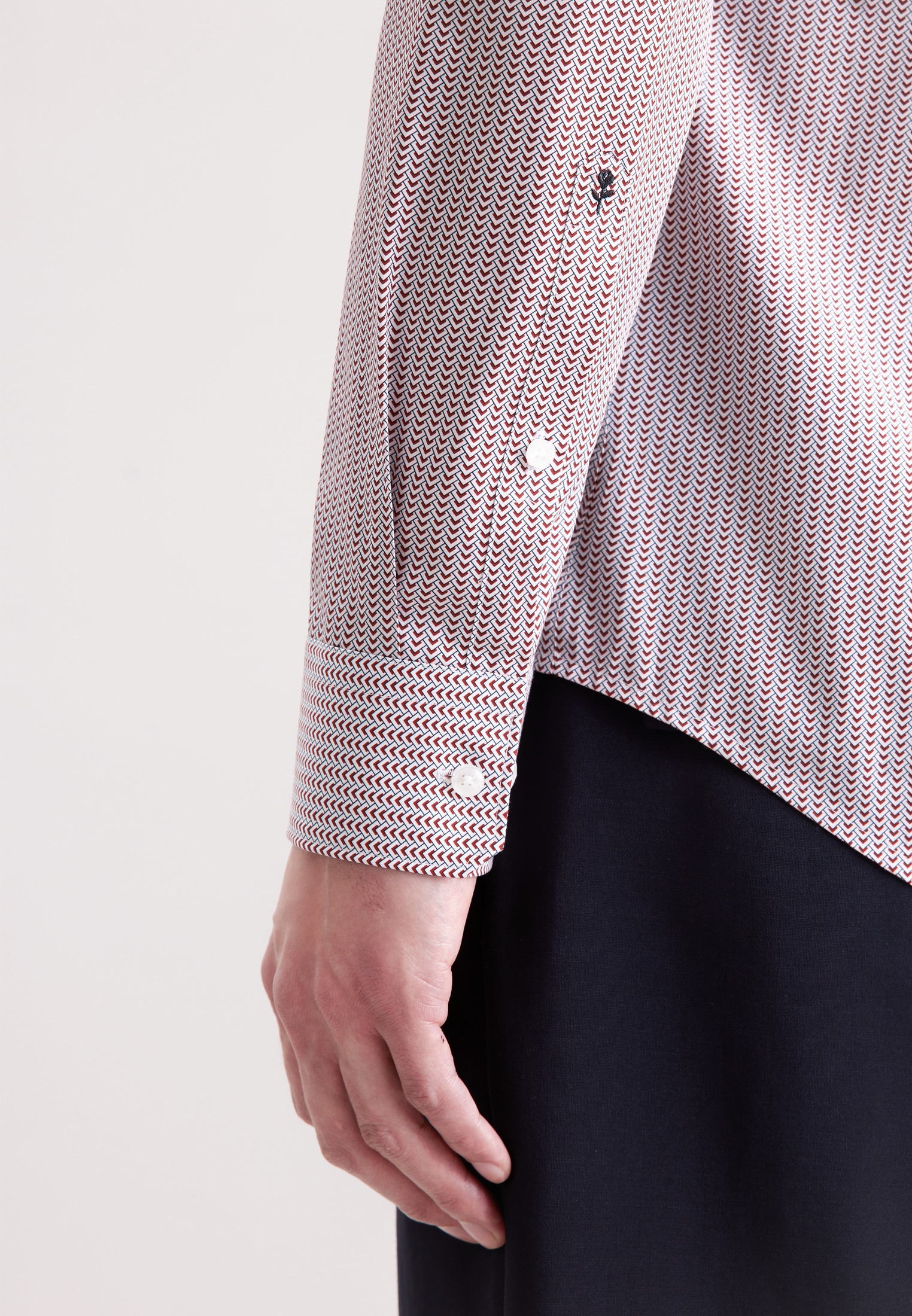 seidensticker Businesshemd »Schwarze Rose«, Slim 1/1 Kentkragen Gestreift