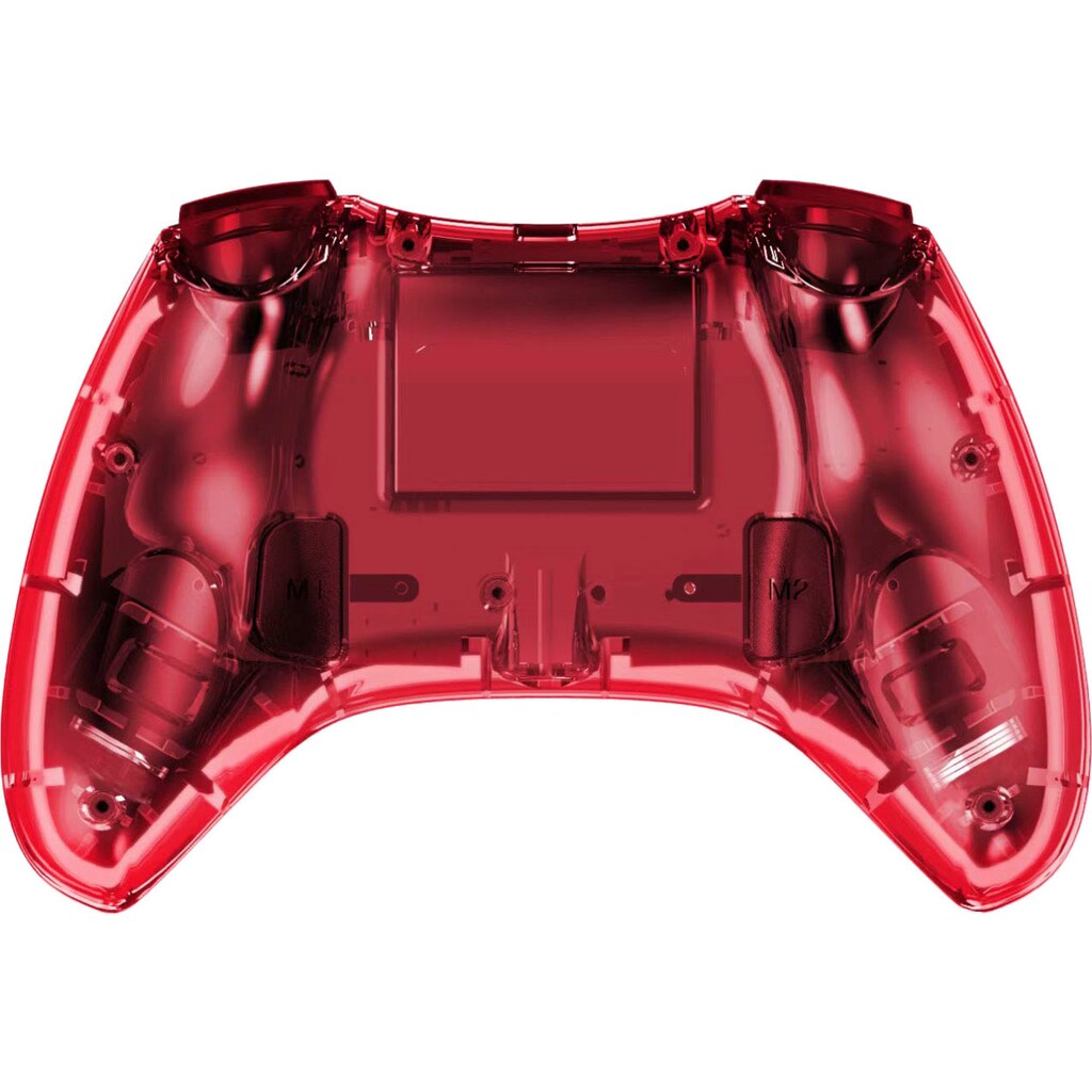 Ready2gaming Nintendo-Controller »Nintendo Switch Pro Pad X Led Edition in transparent mit roter LED«
