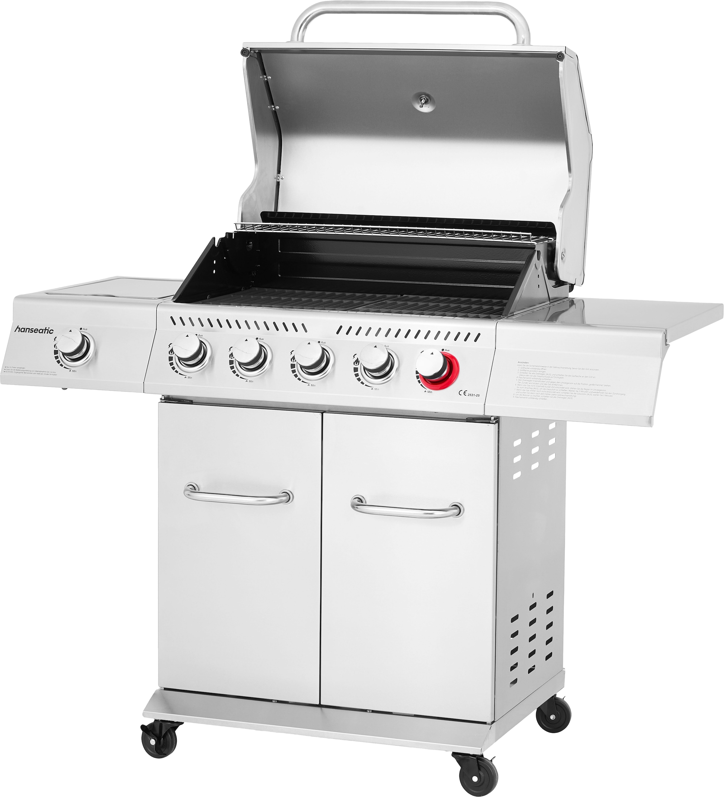 Hanseatic Gasgrill »Richland« inkl. 3 Jahre Herstellergarantie