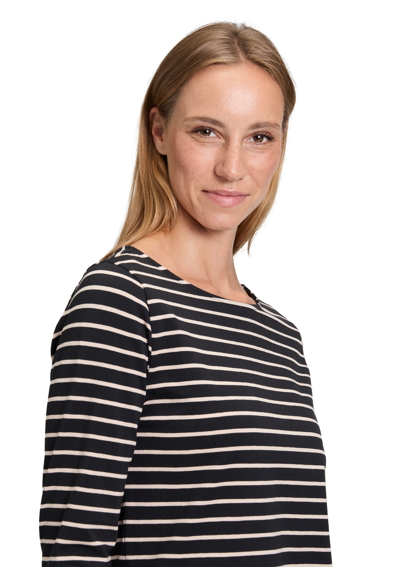 Betty Barclay 3/4-Arm-Shirt »Ringelshirt mit U-Boot-Ausschnitt«