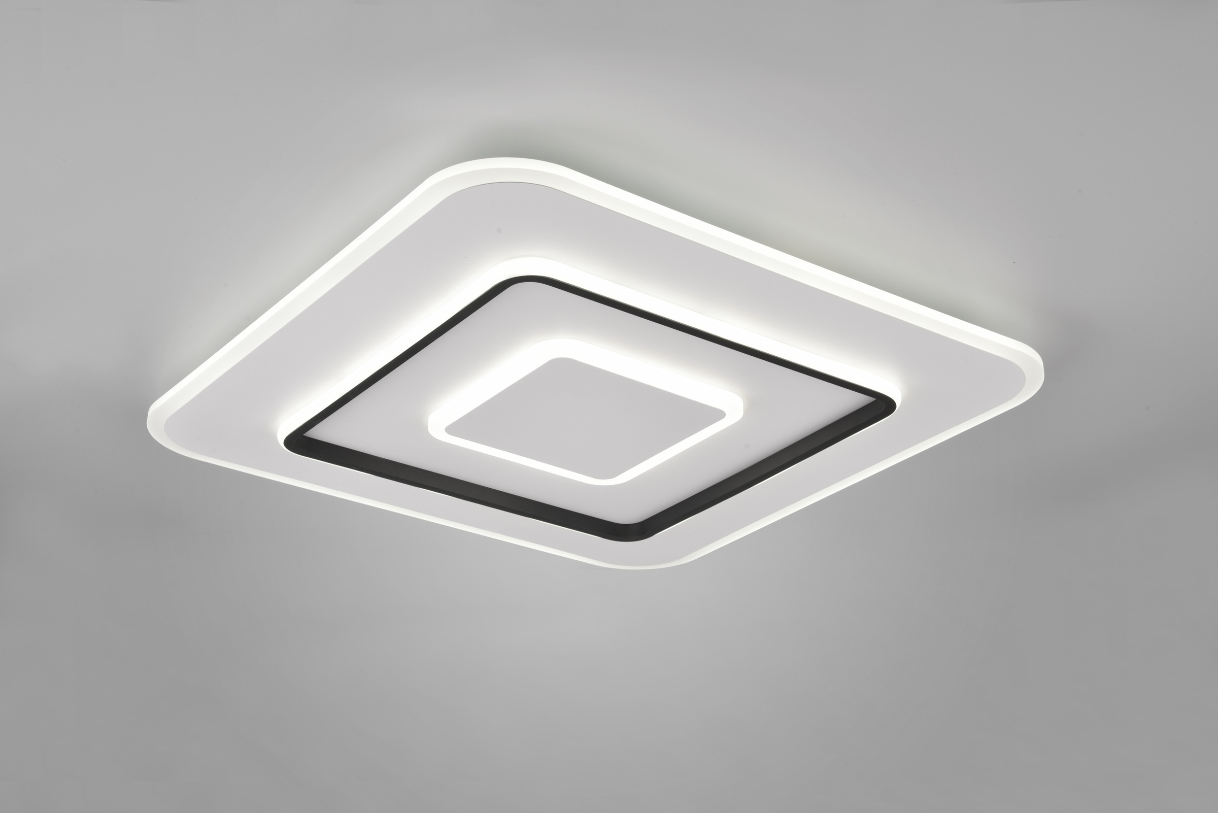 REALITY Leuchten LED Deckenleuchte »JORA, Deckenlampe Schlafzimmer mit Sleep Timer, Nachtlicht, dimmbar,« LED-Board 1 Stk. warmweiß - kaltweiß Lichtfarbe einstellbar CCT, Memoryfunktion, inkl Fernbedienung