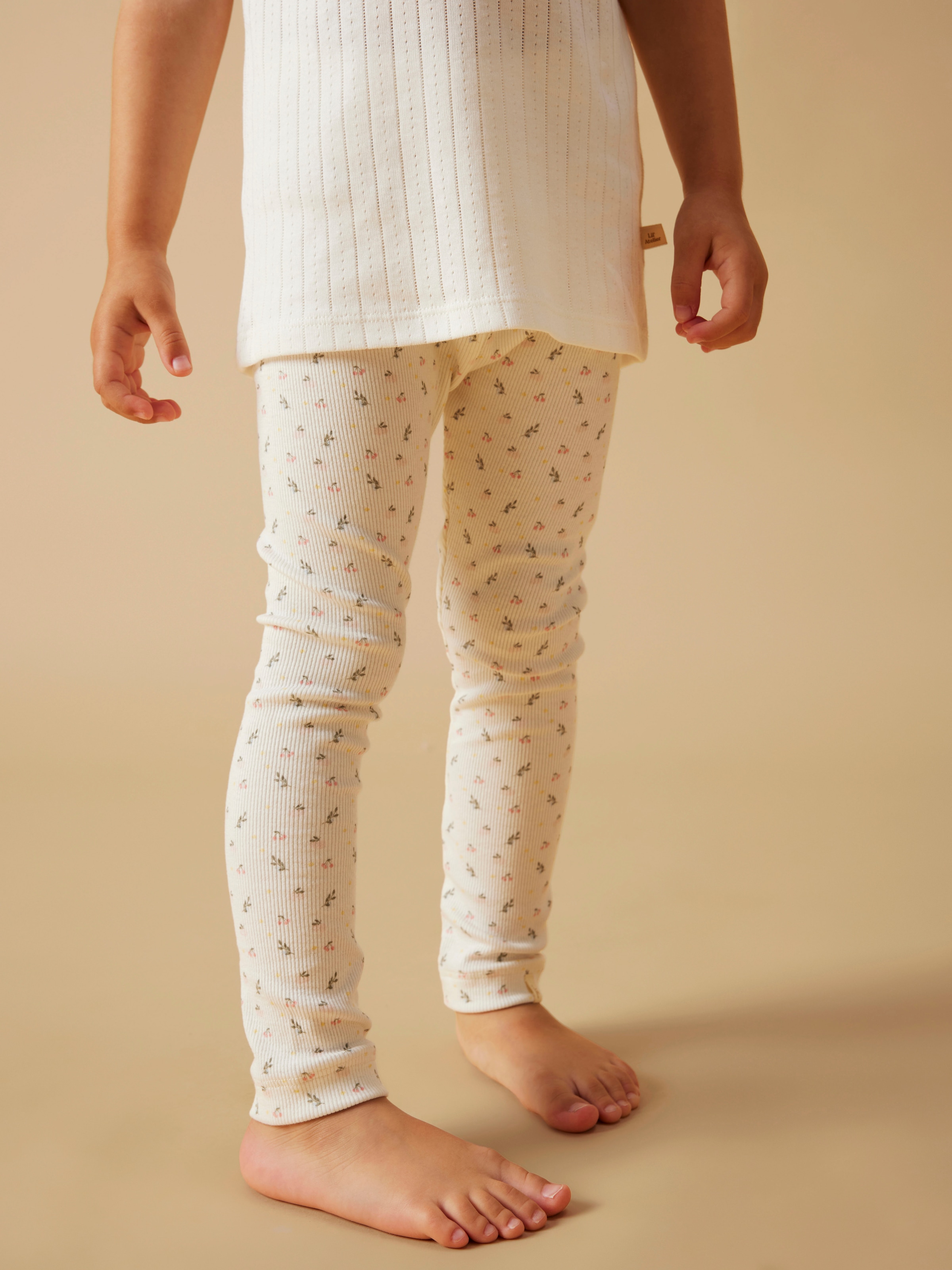 Lil' Atelier Leggings »NMFGAGO SLIM LEGGING LIL NOOS«  weiche Jersey Rippqualität