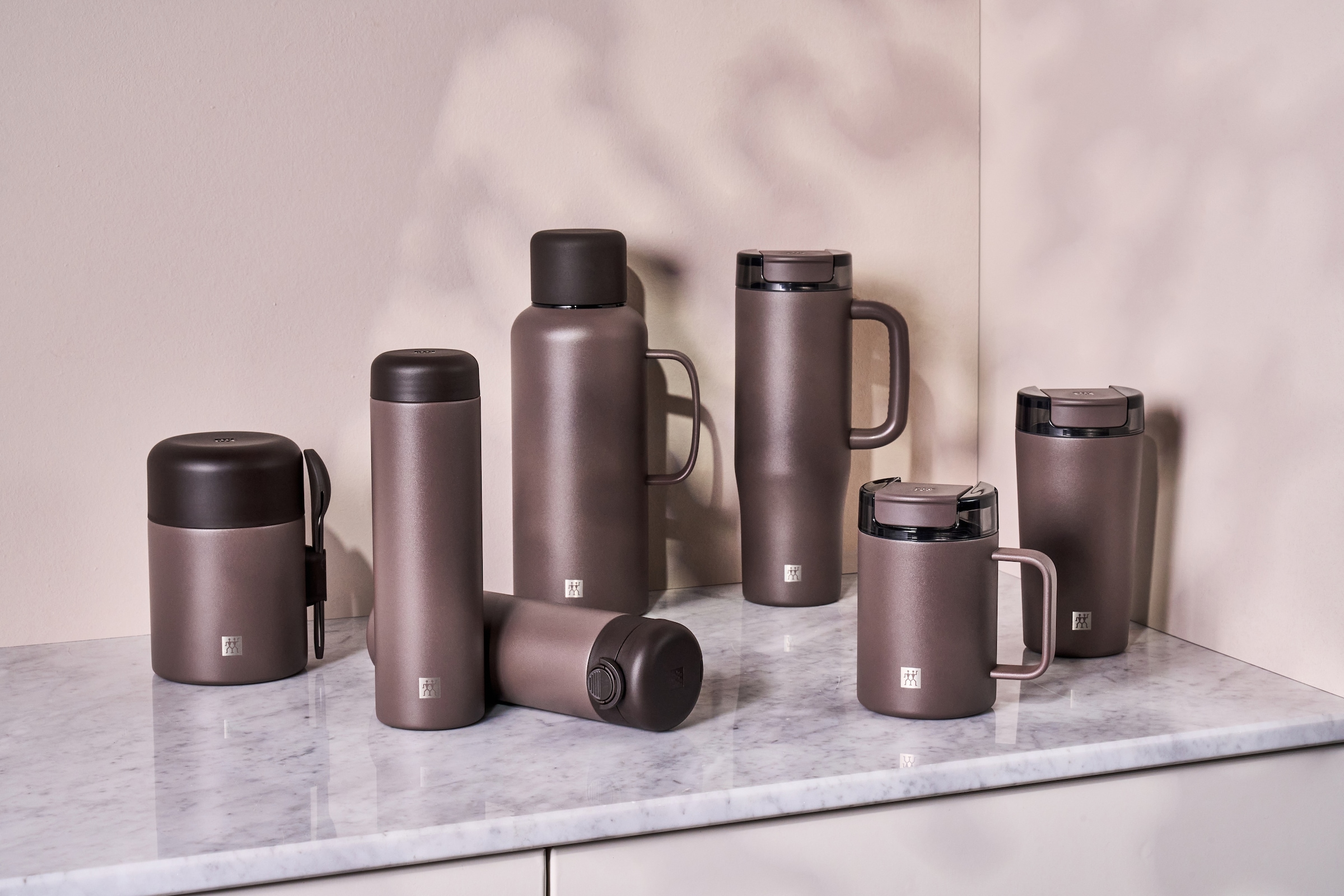 Zwilling Thermoflasche »Thermo Plus« Edelstahl, Doppelwandig, Auslaufsicher