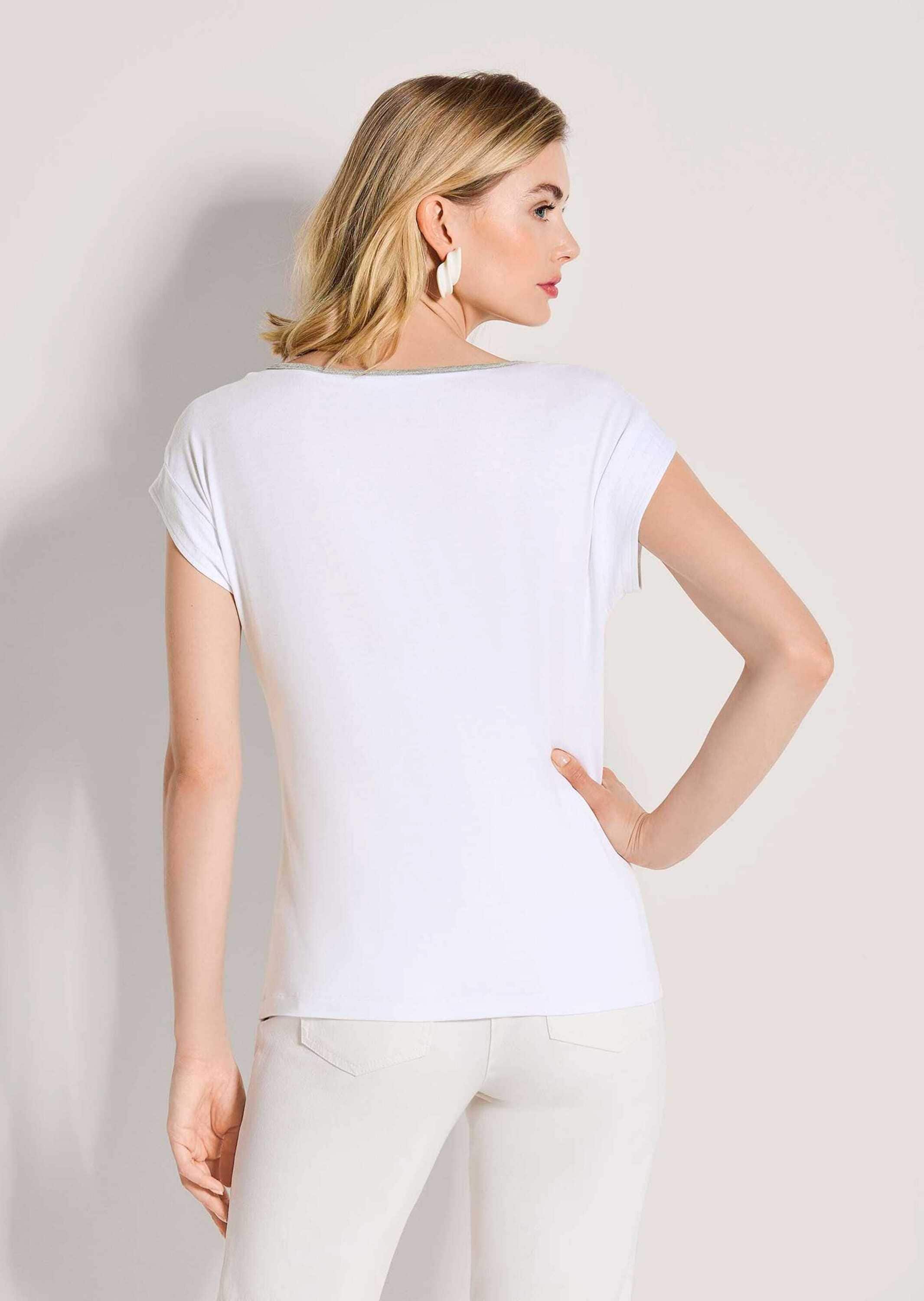 MADELEINE Print-Shirt »Blusenshirt Paisley-Print Shirt mit Stretch, Rundhals« Paisley-Print