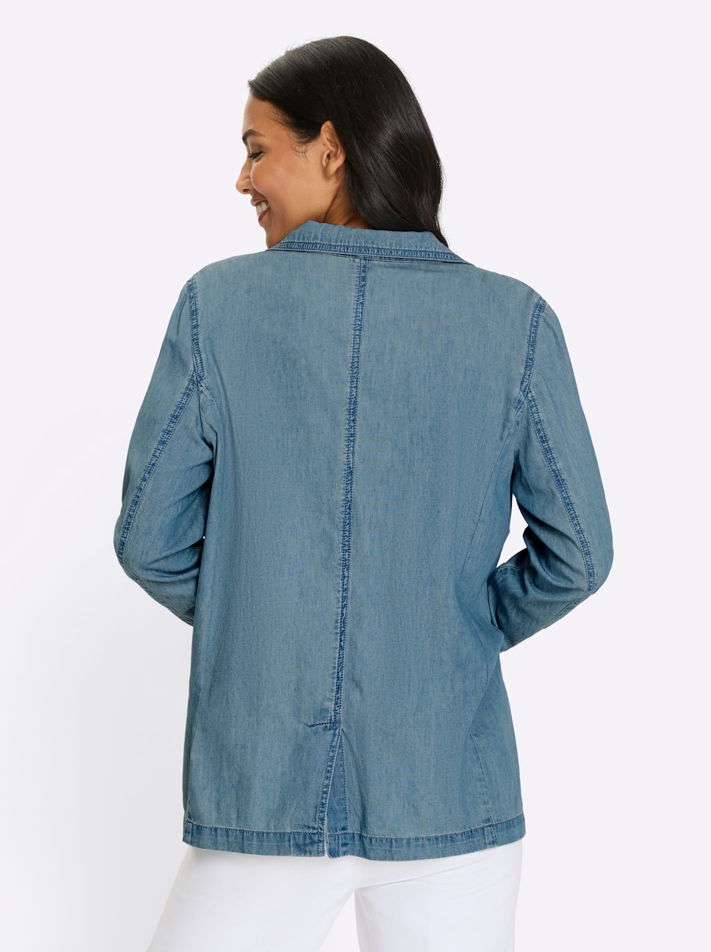 Classic Basics Jeansjacke ohne Kapuze