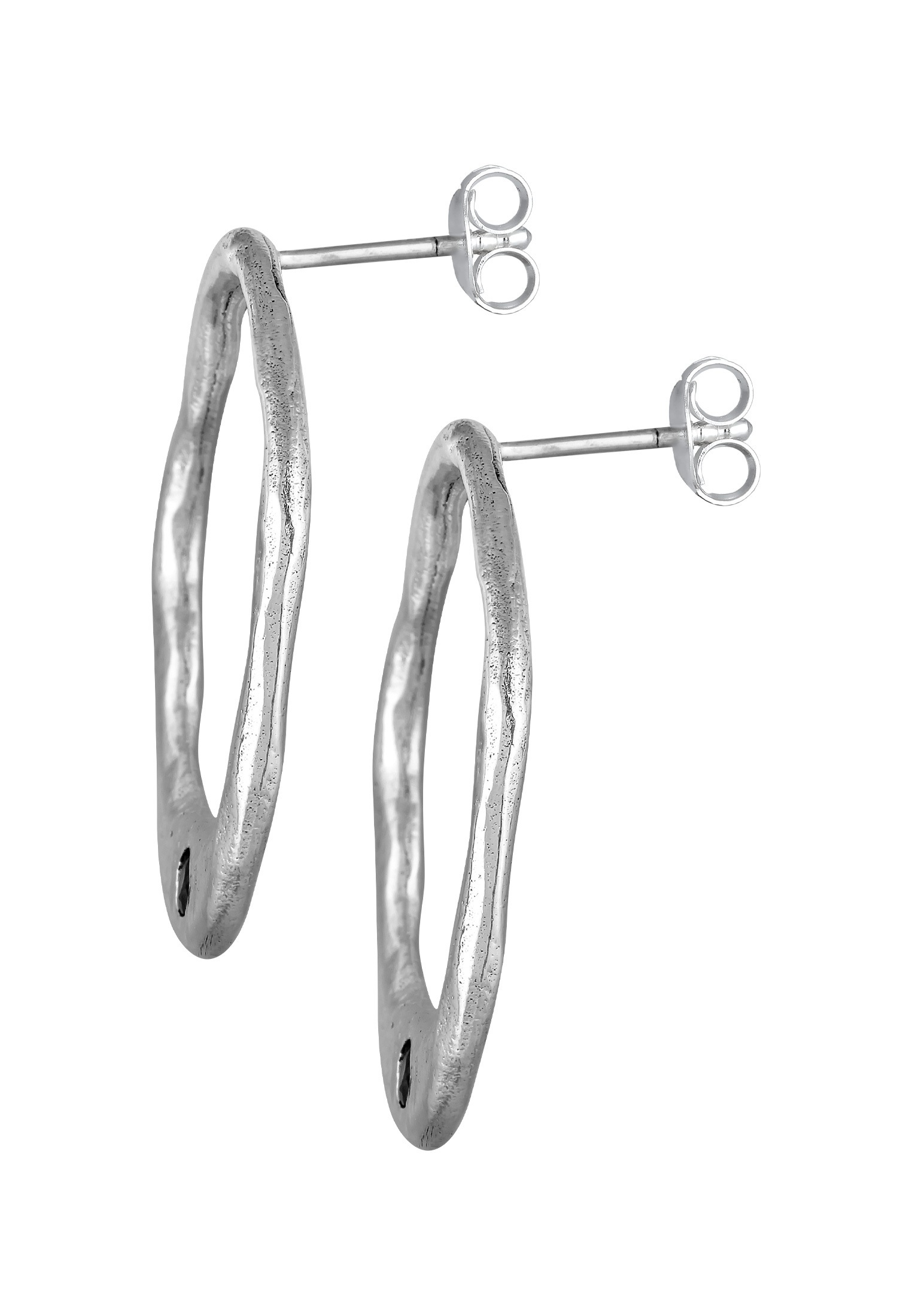 HAZE & GLORY Paar Creolen »Ohrringe Topas Ohrstecker - Lola 925 Silber«