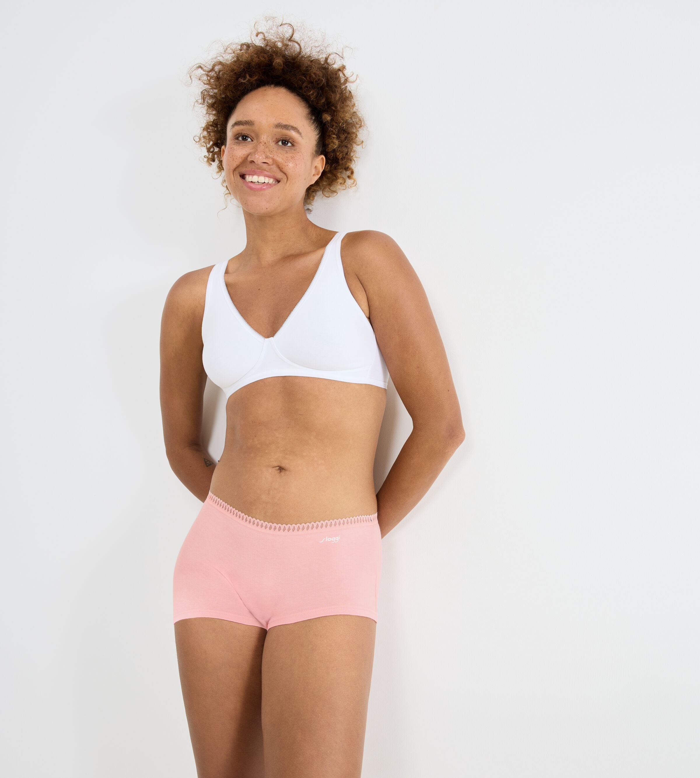 sloggi Panty »GO Crush Short C3P« 3er Pack,  mit Spitzendetails