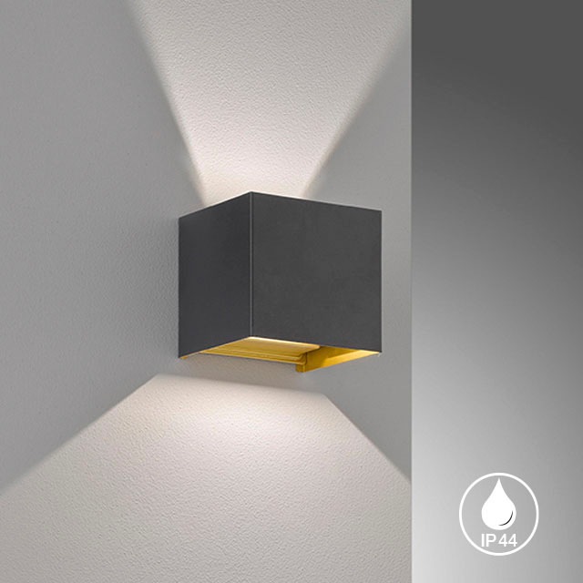 FISCHER & HONSEL LED Außen-Wandleuchte »Thore«, 2 flammig, Leuchtmittel LED-Modul | LED fest integriert