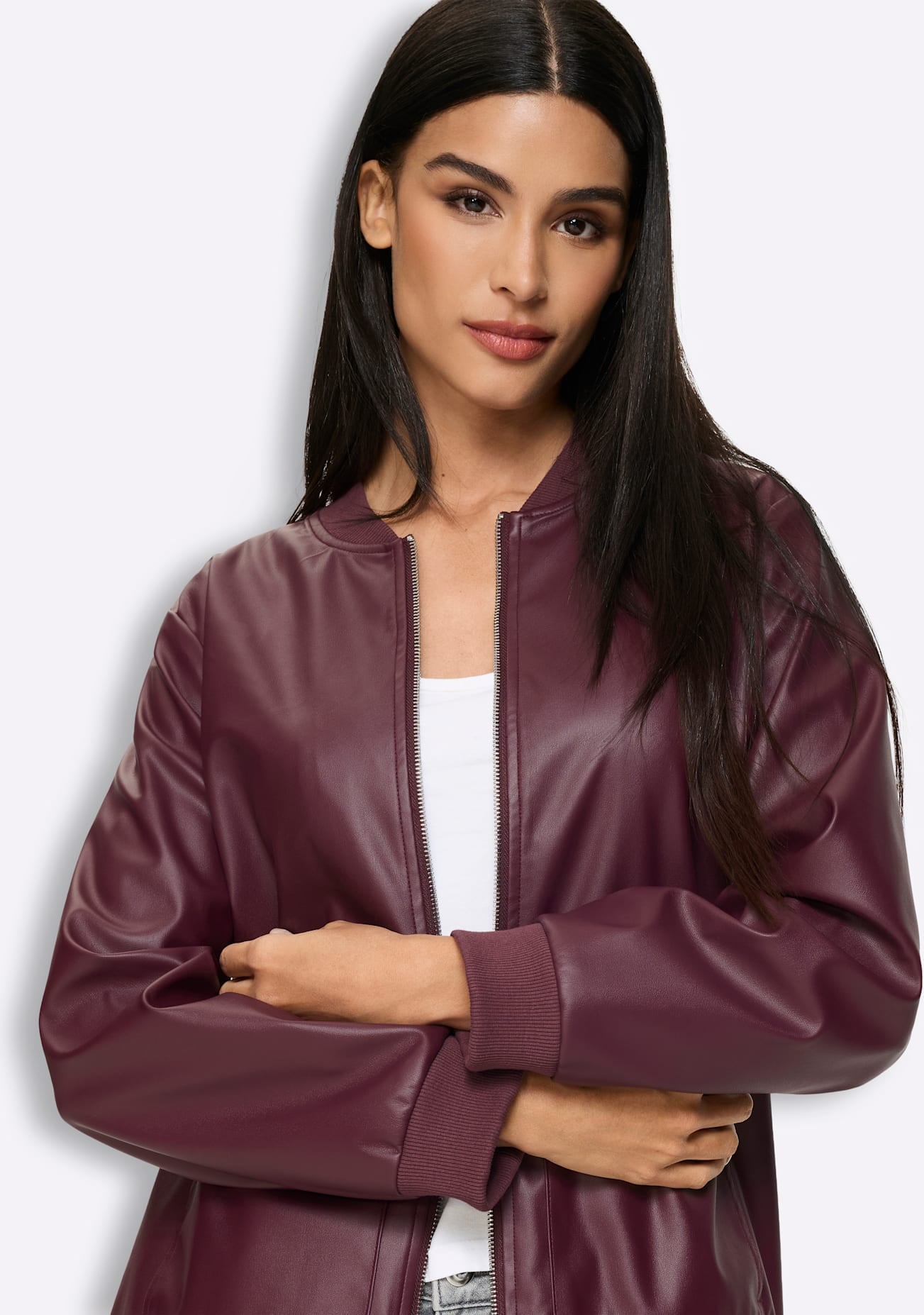 heine Lederimitatjacke