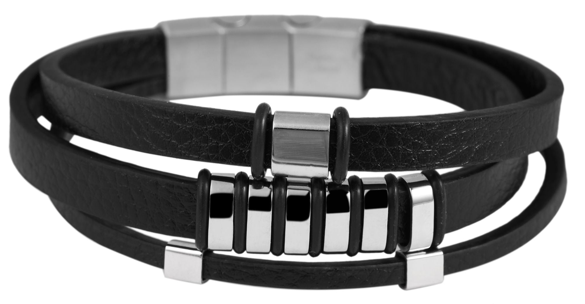 Adelia´s Armband »Herren Armband aus Leder 23 cm«