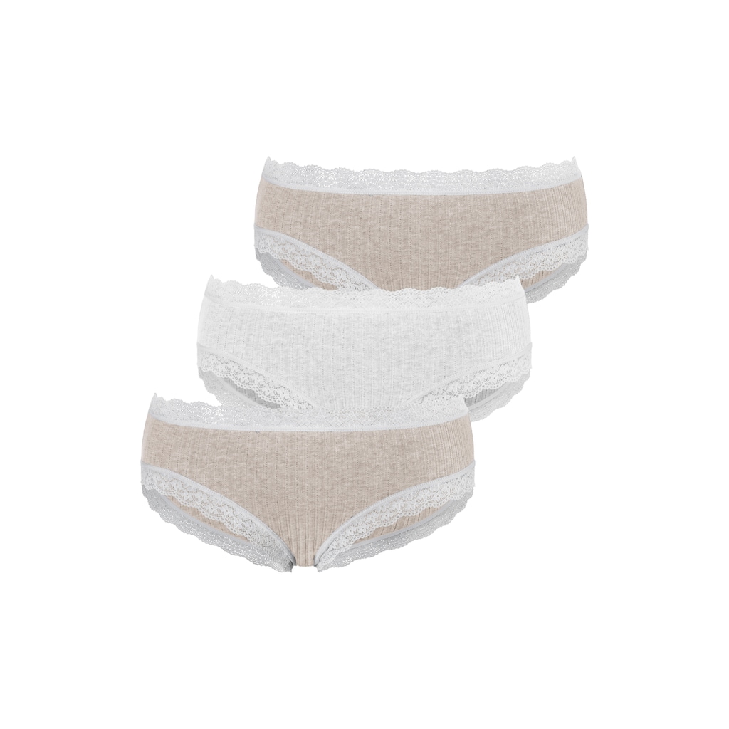 LASCANA Jazz-Pants Slips, (Packung, 3 St.)