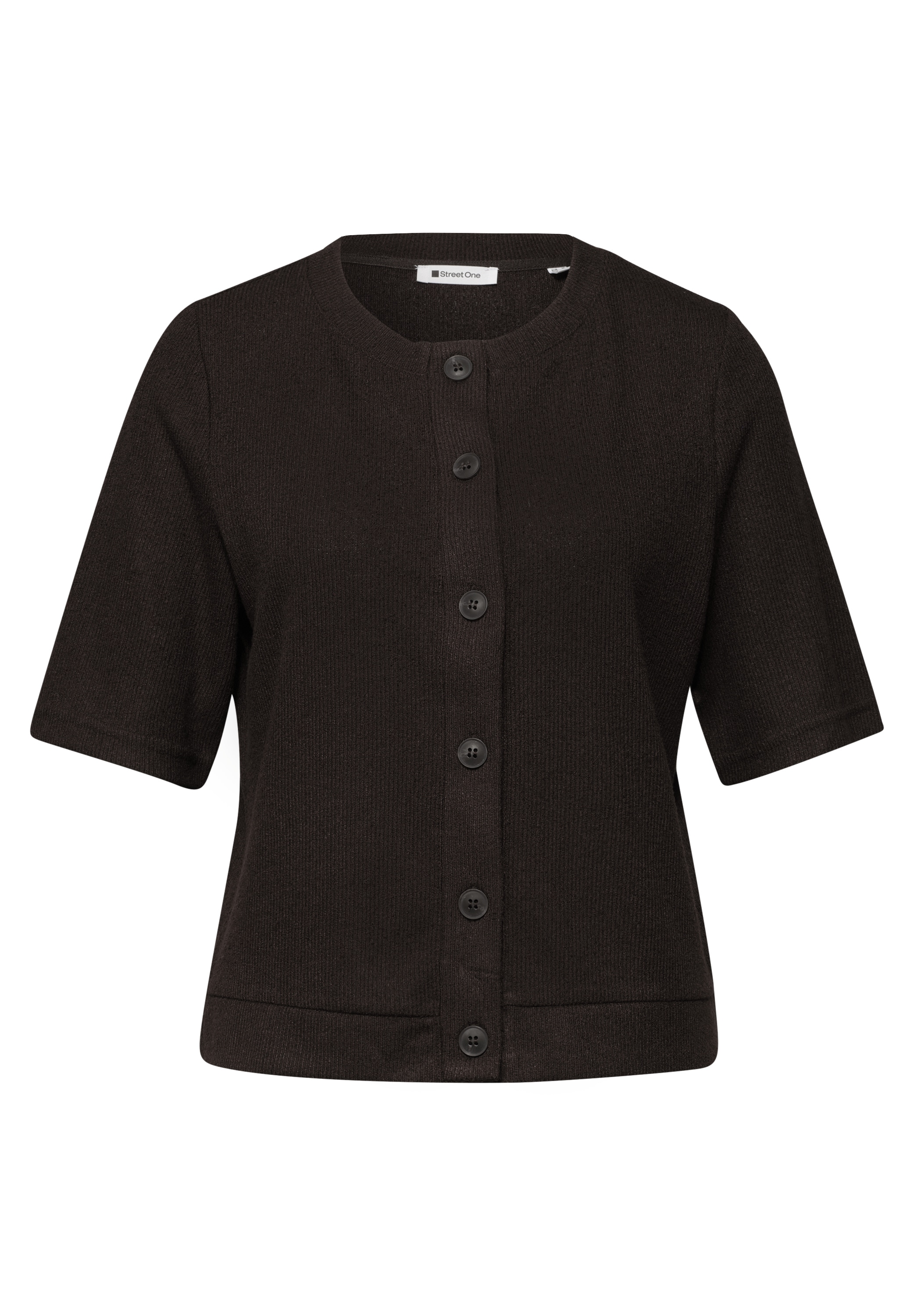 STREET ONE Strickjacke Leicht durchscheinend Qualität, Regular Fit