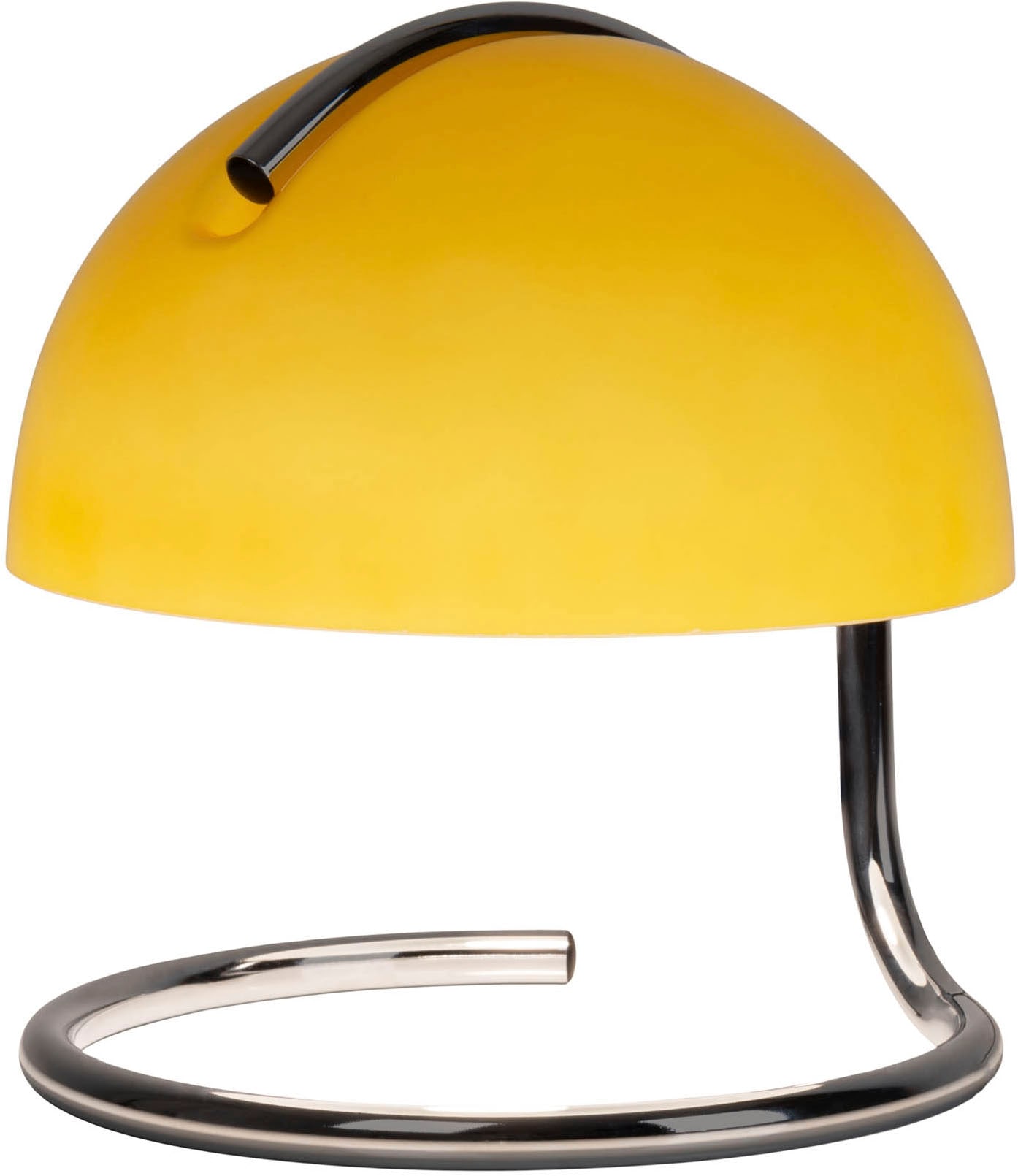 näve Tischleuchte »Burano« E27 1 Stk. halbkugelförmiger Glasschirm, 1x E27, Zuleitung schwarz 150cm