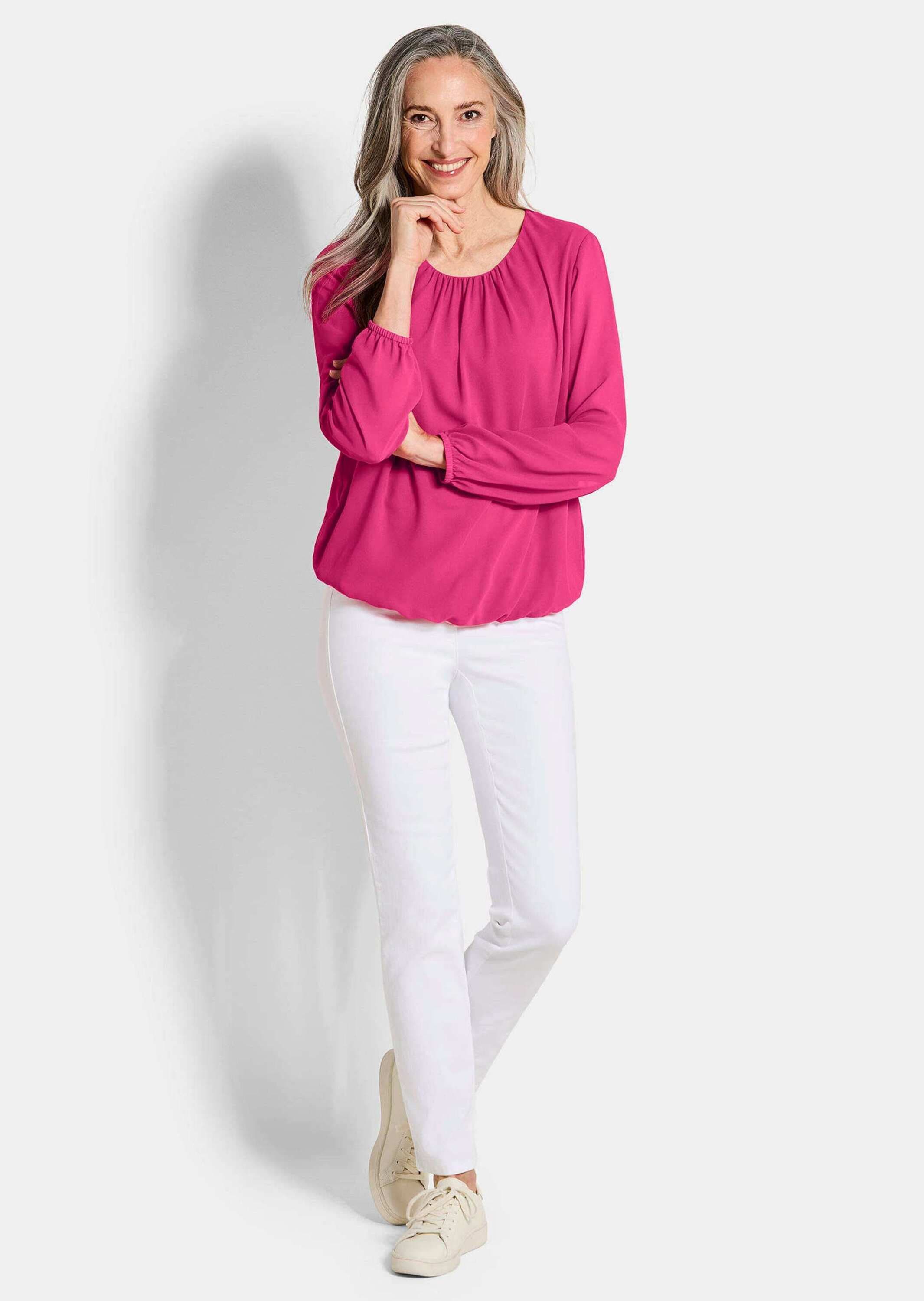 GOLDNER Klassische Bluse »Elegante Bluse aus Chiffon«