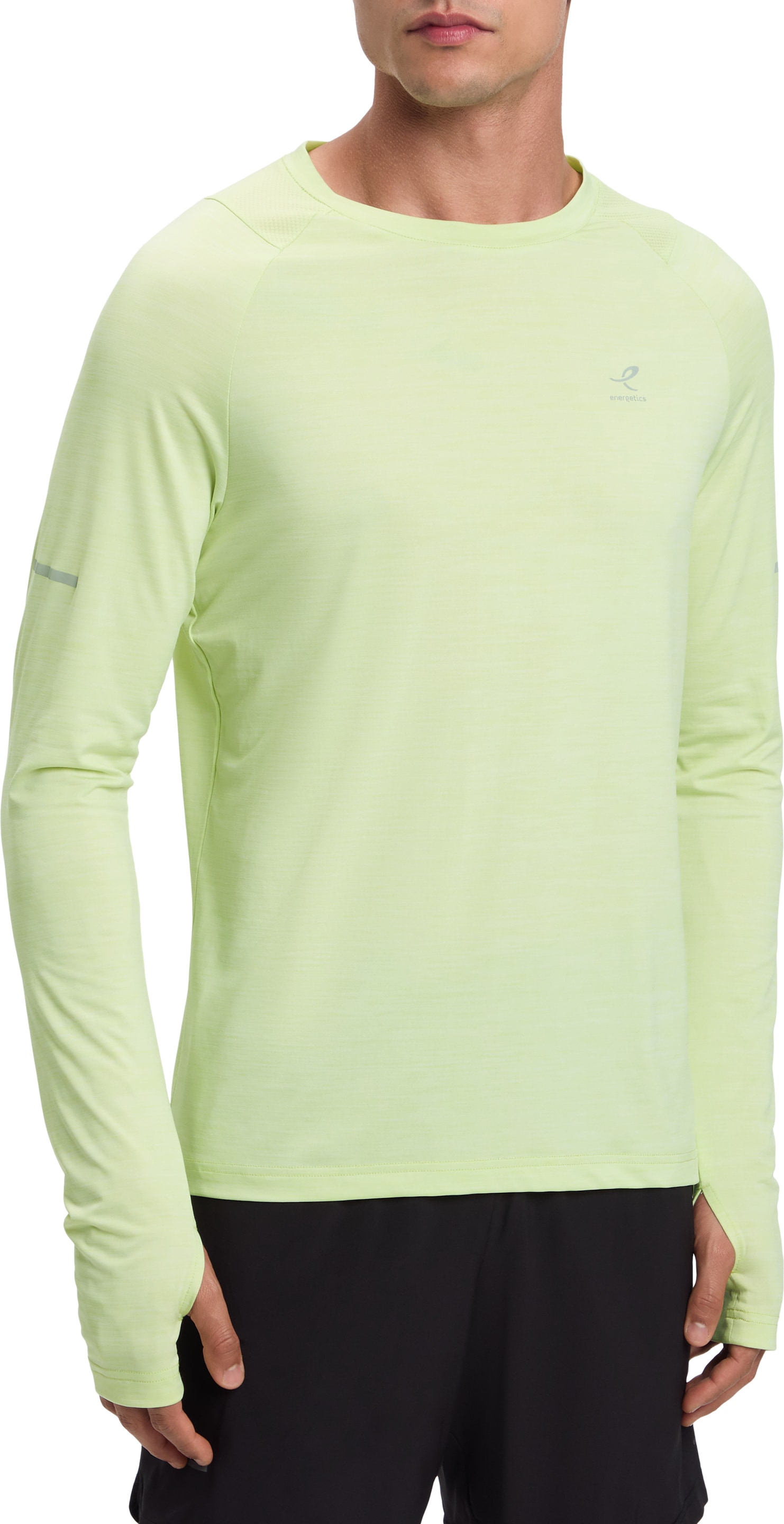 Energetics Laufshirt »HE.-LANGARMSHIRT AILO LS M« Langarm, atmungsaktive Mesheinsätze, mit Rundhalsausschnitt