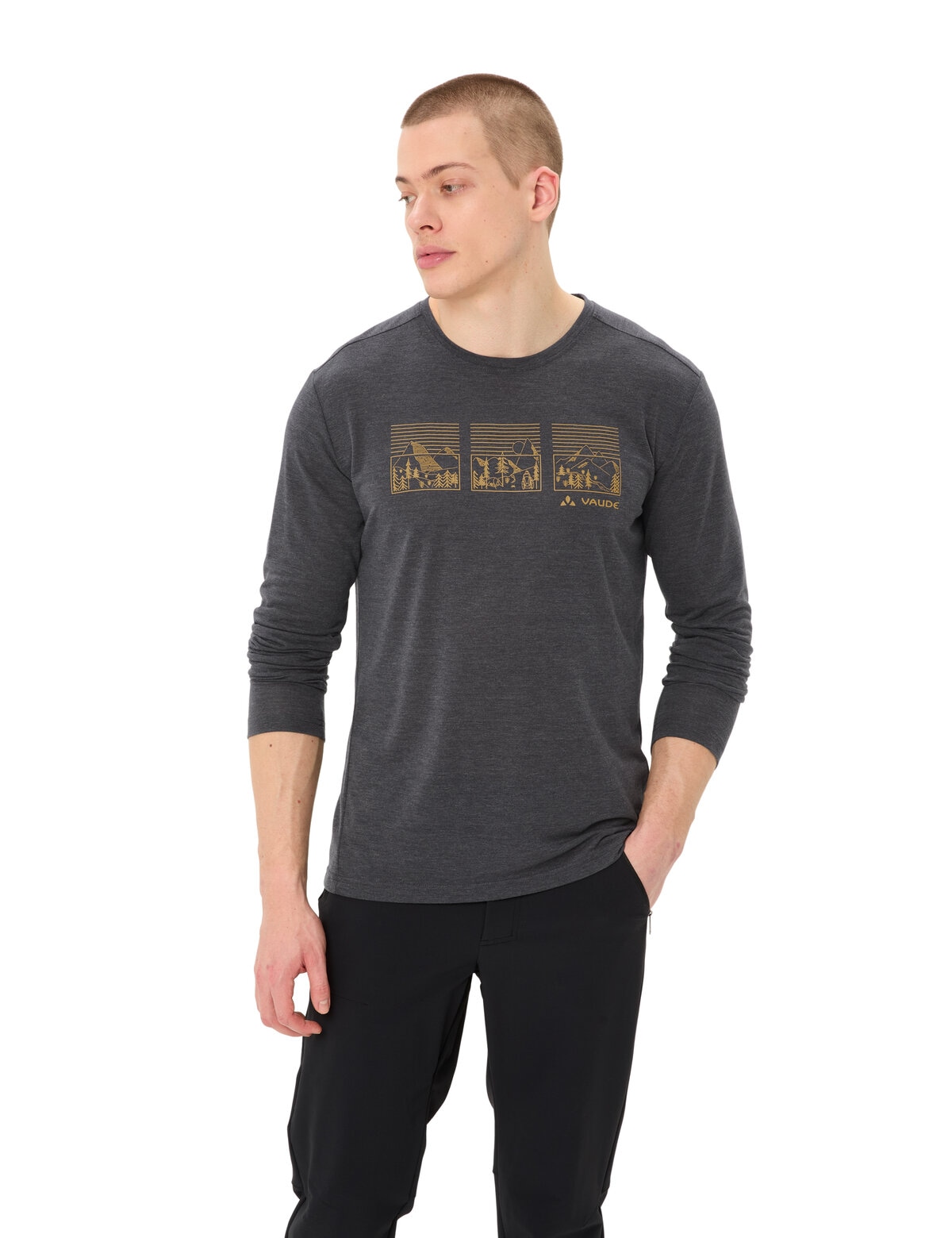 VAUDE Langarmshirt »MEN'S ROSEMOOR LS T-SHIRT III«, (1 tlg.)
