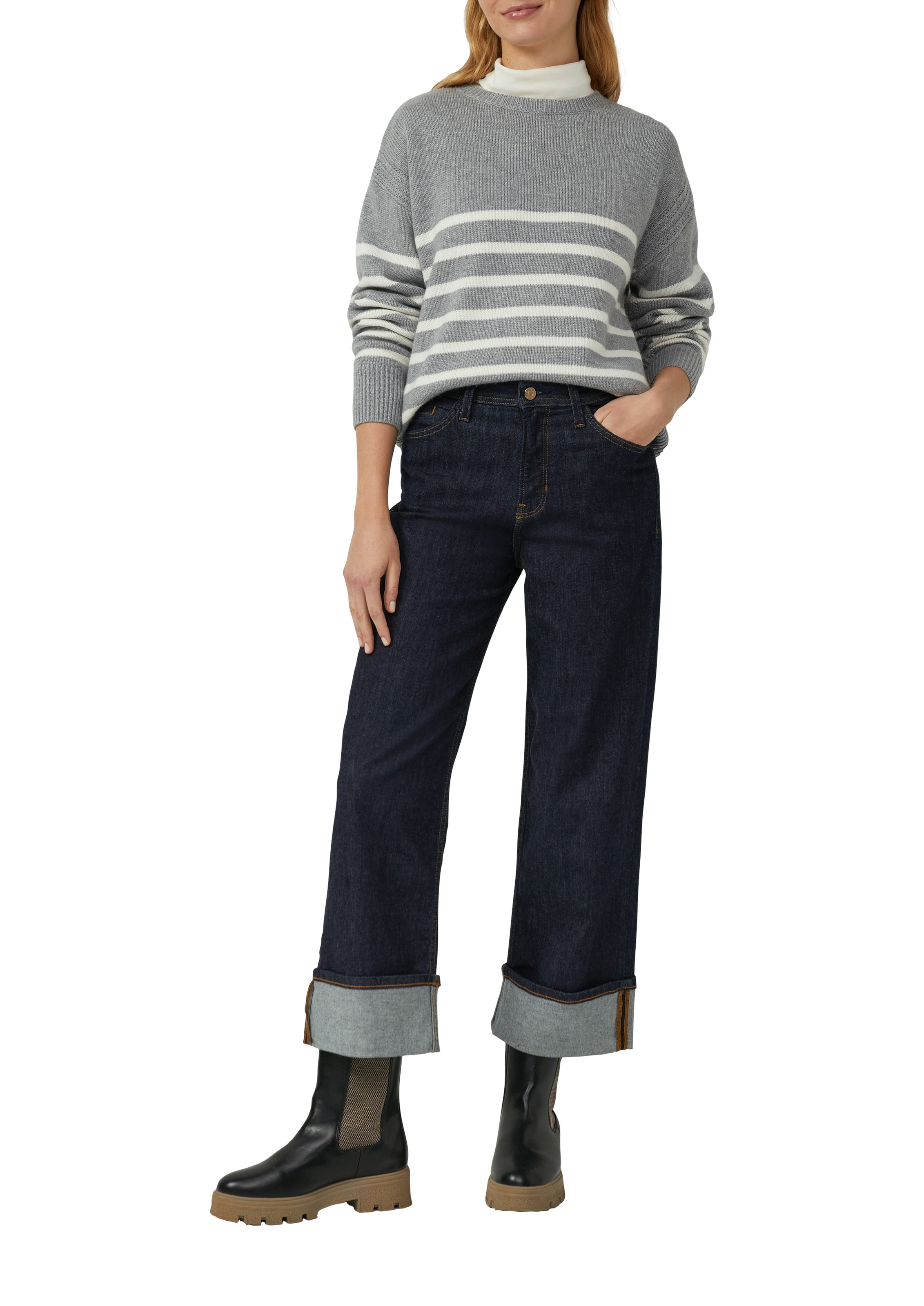 s.Oliver Strickpullover Relaxed Fit, mit Raglanärmeln