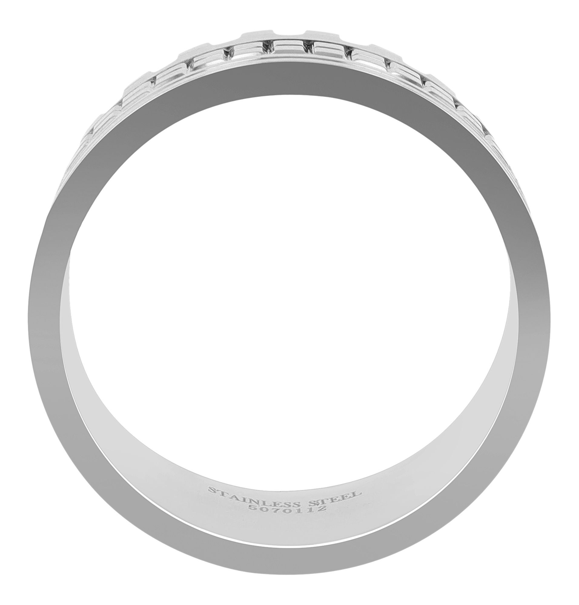 Adelia´s Fingerring »Herren Ring aus Edelstahl«