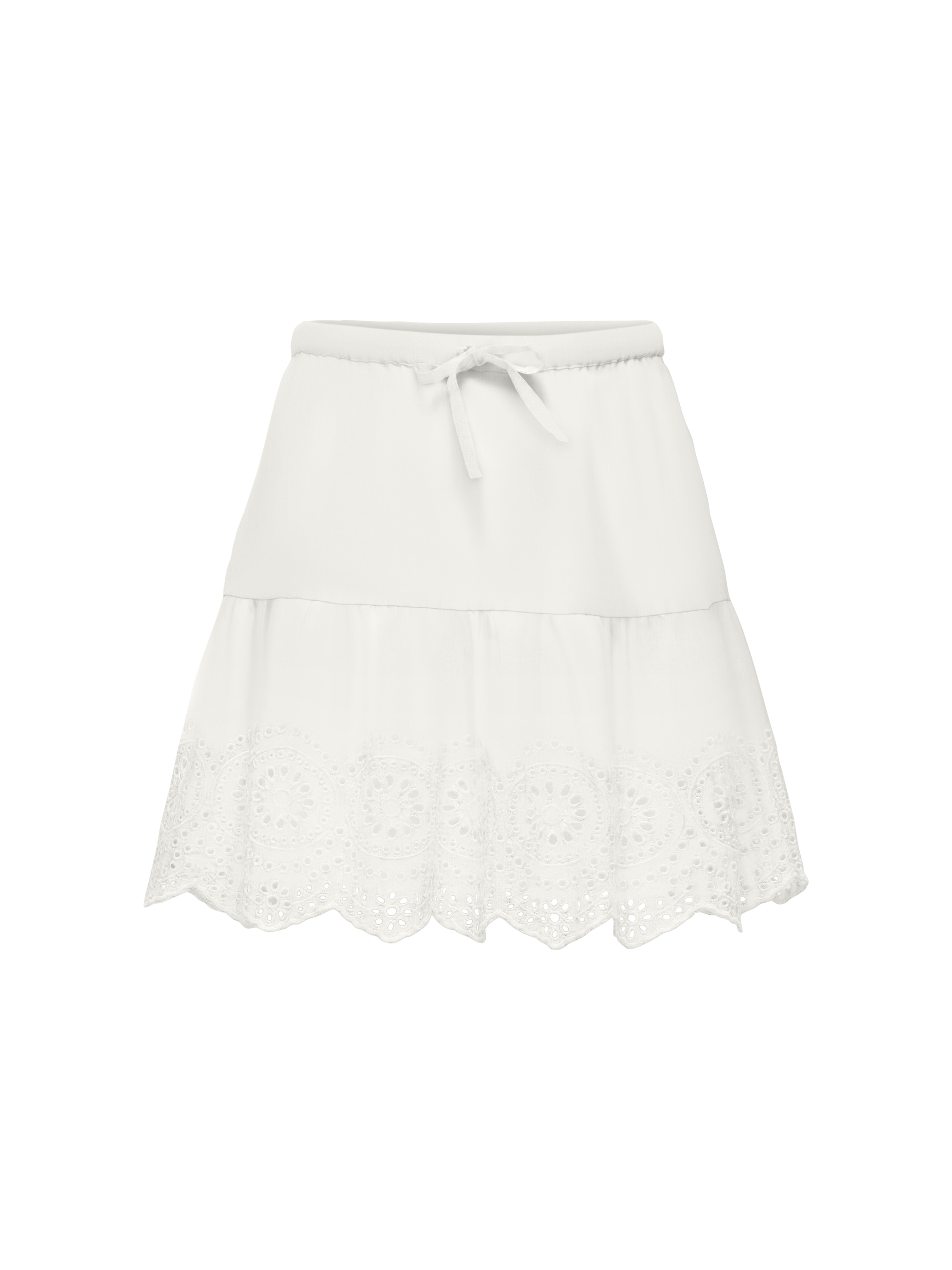 KIDS ONLY Volantrock »KOGBONDI LIFE EMB SKIRT WVN« 1 mit Spitzenkante