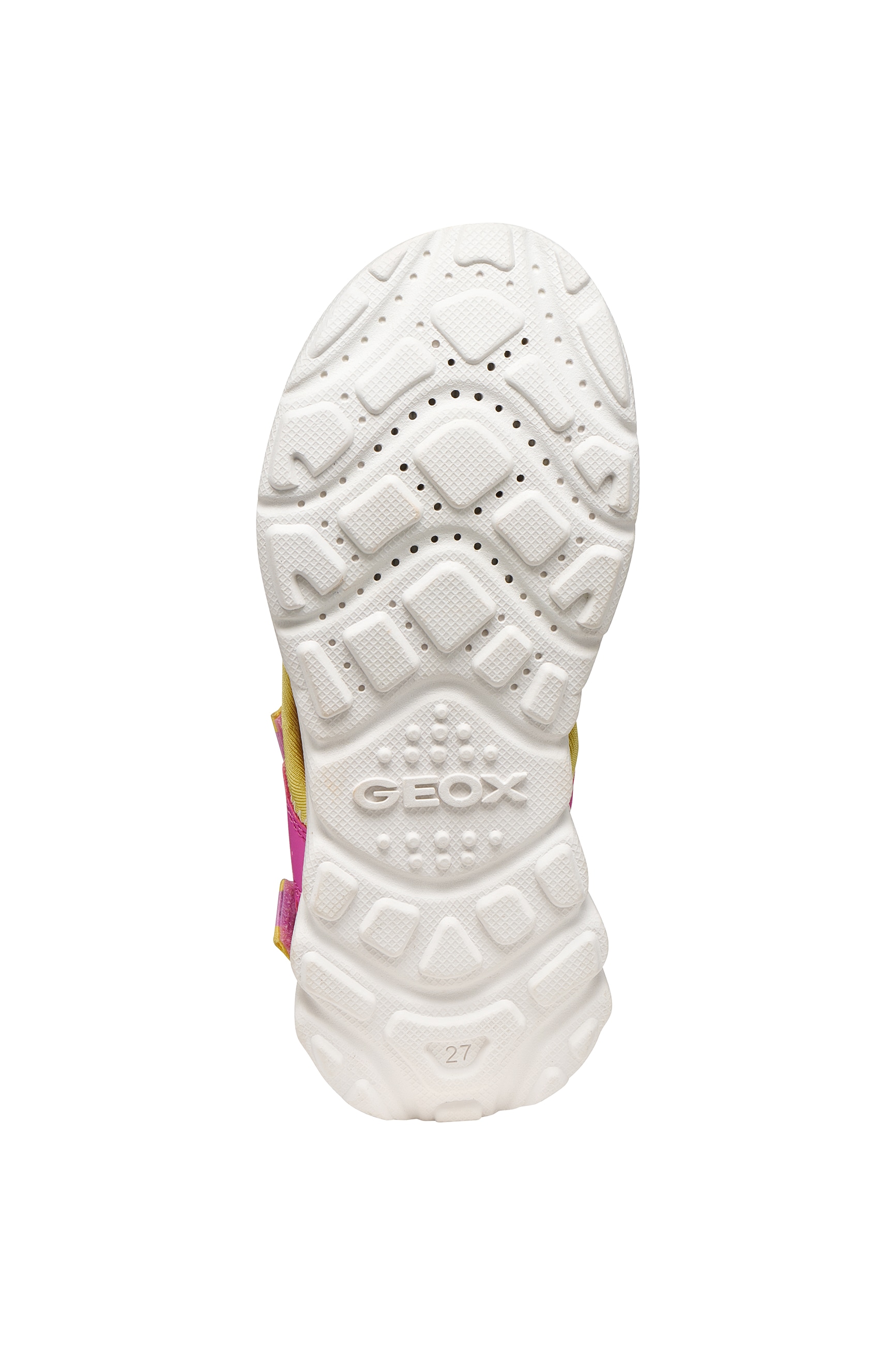 Geox Sandale »J SANDAL AIRADYUM GI«  Klettschuh mit Logo, Größenschablone zum Download