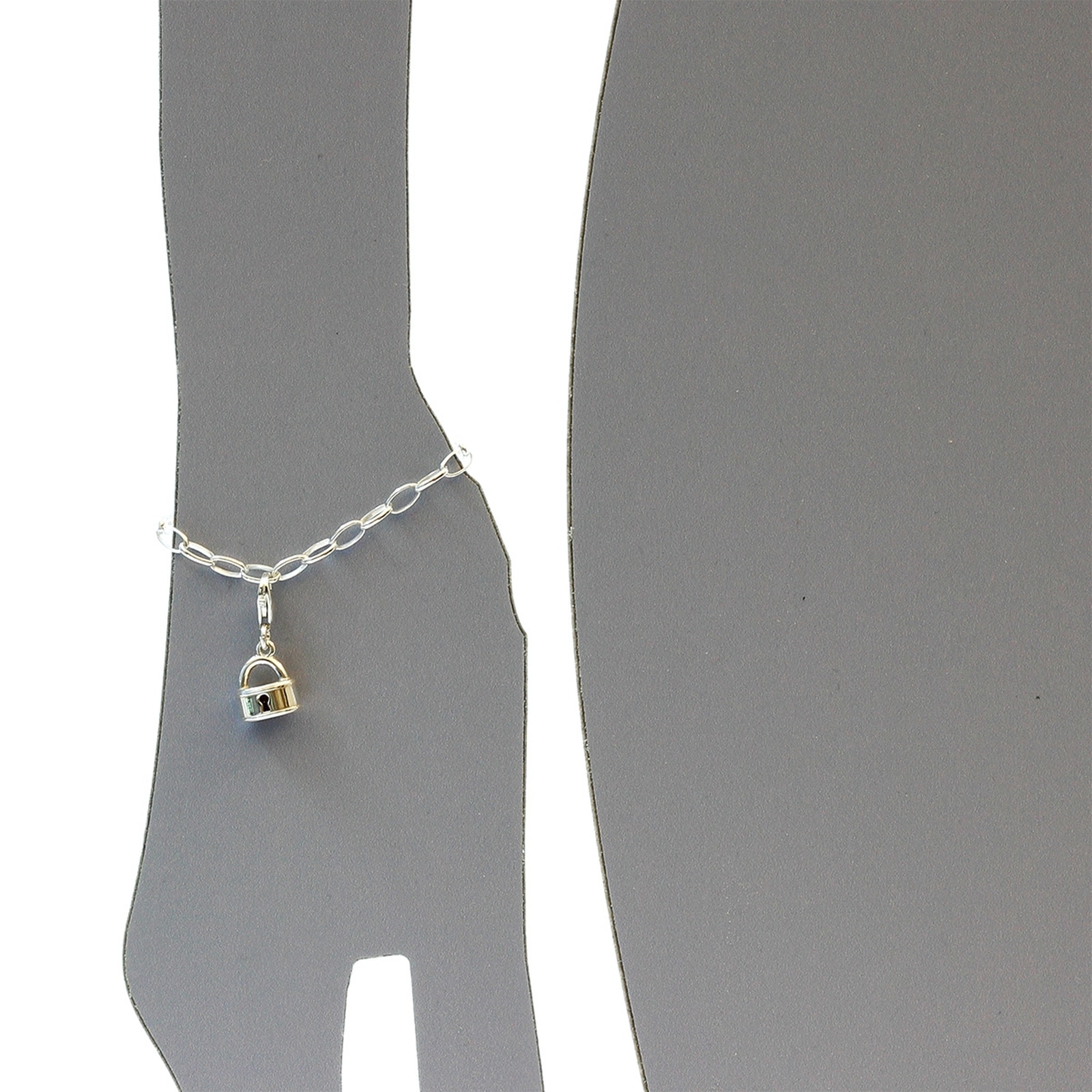 OSTSEE-SCHMUCK Kettenanhänger »- Schloss - Silber 925/000 - Bernstein«