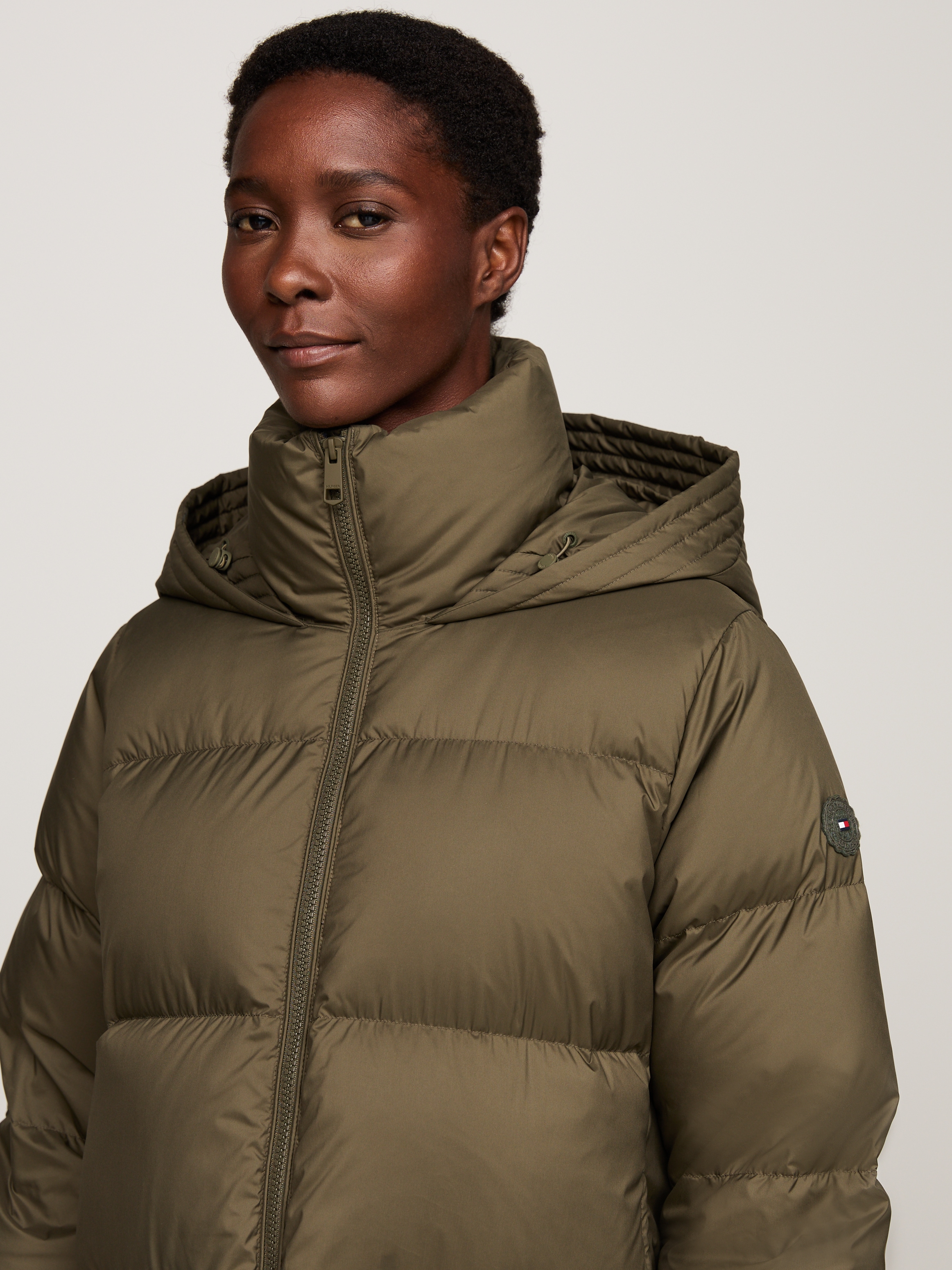 Tommy Hilfiger Langmantel, mit Logoprägung