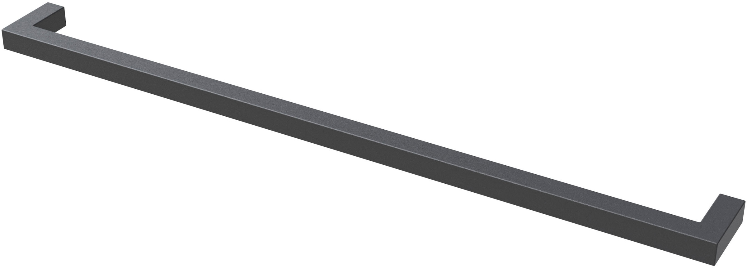 Saphir Griff »Quickset 945 Möbel-Griff lang, Schwarz Matt, 33 cm breit, eckig«, (1 St.), Schrankgriff, Bohrabstand 320 mm, Aluminium