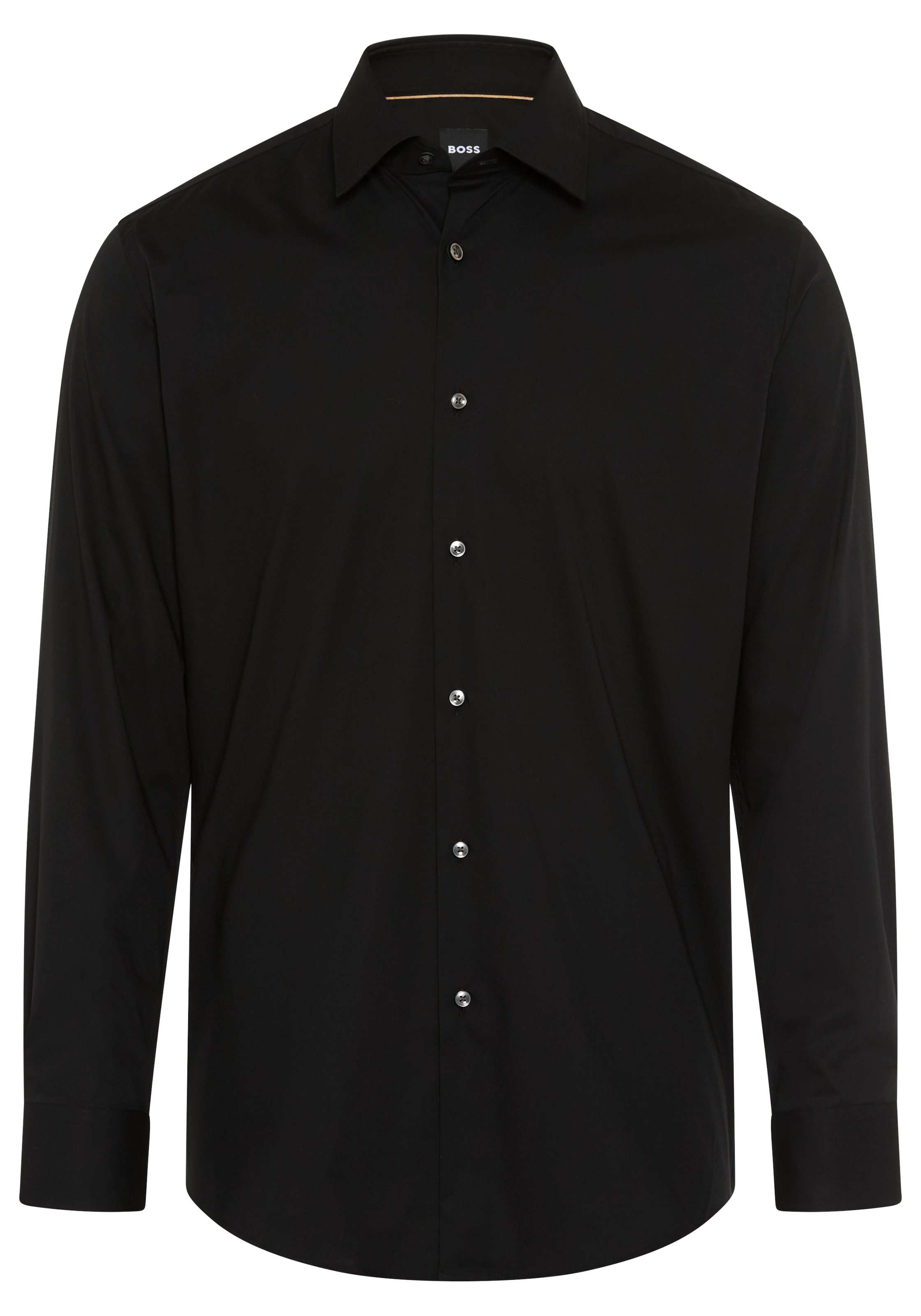 BOSS Businesshemd »Businesshemd Hank« Kentkragen, Slim-Fit, bügelleichte Qualität