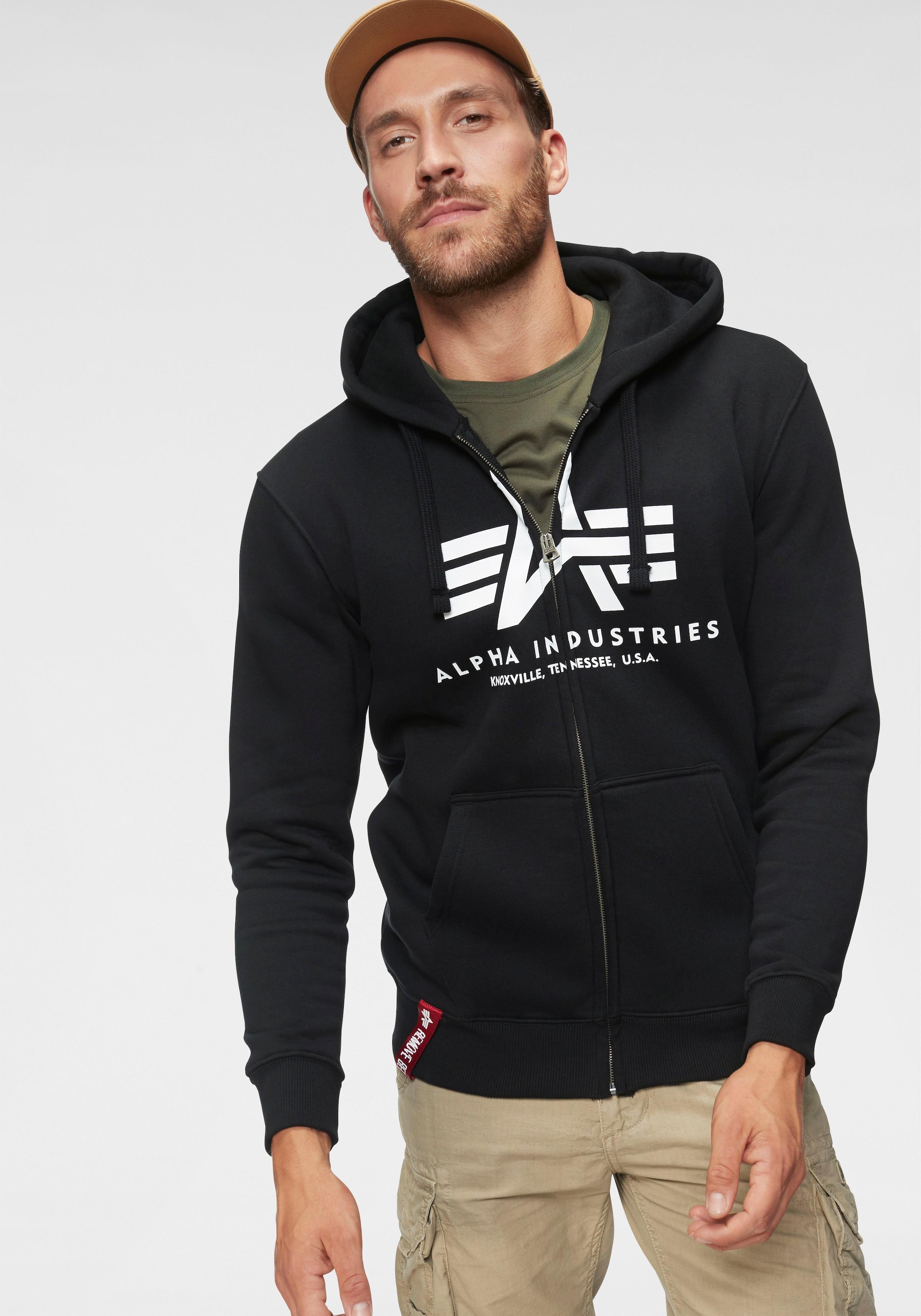 Alpha Industries Kapuzensweatjacke »BASIC ZIP HOODY«