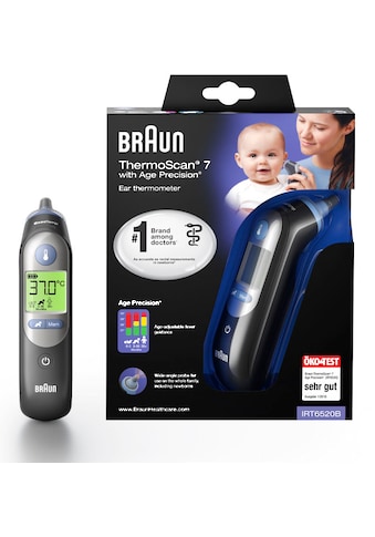 Braun Fieberthermometer »ThermoScan® 7 Ohrthermometer IRT6520BWE«, mit Age Precision®... kaufen