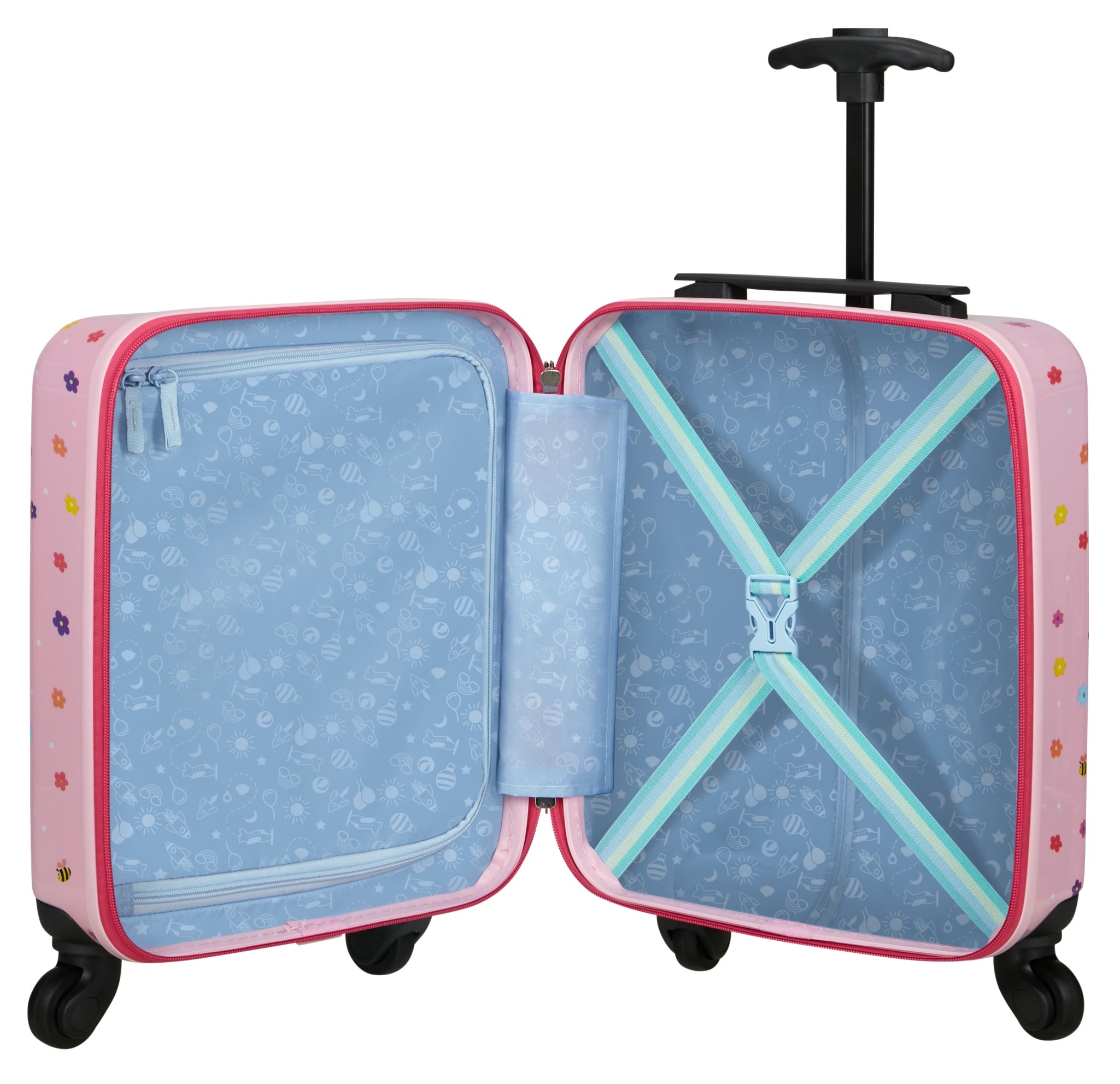Samsonite Kinderkoffer »DAYDREAM DISNEY, Minnie Flower Power« 24 l 4 Rollen Kinder-Reisegepäck Kindertrolley