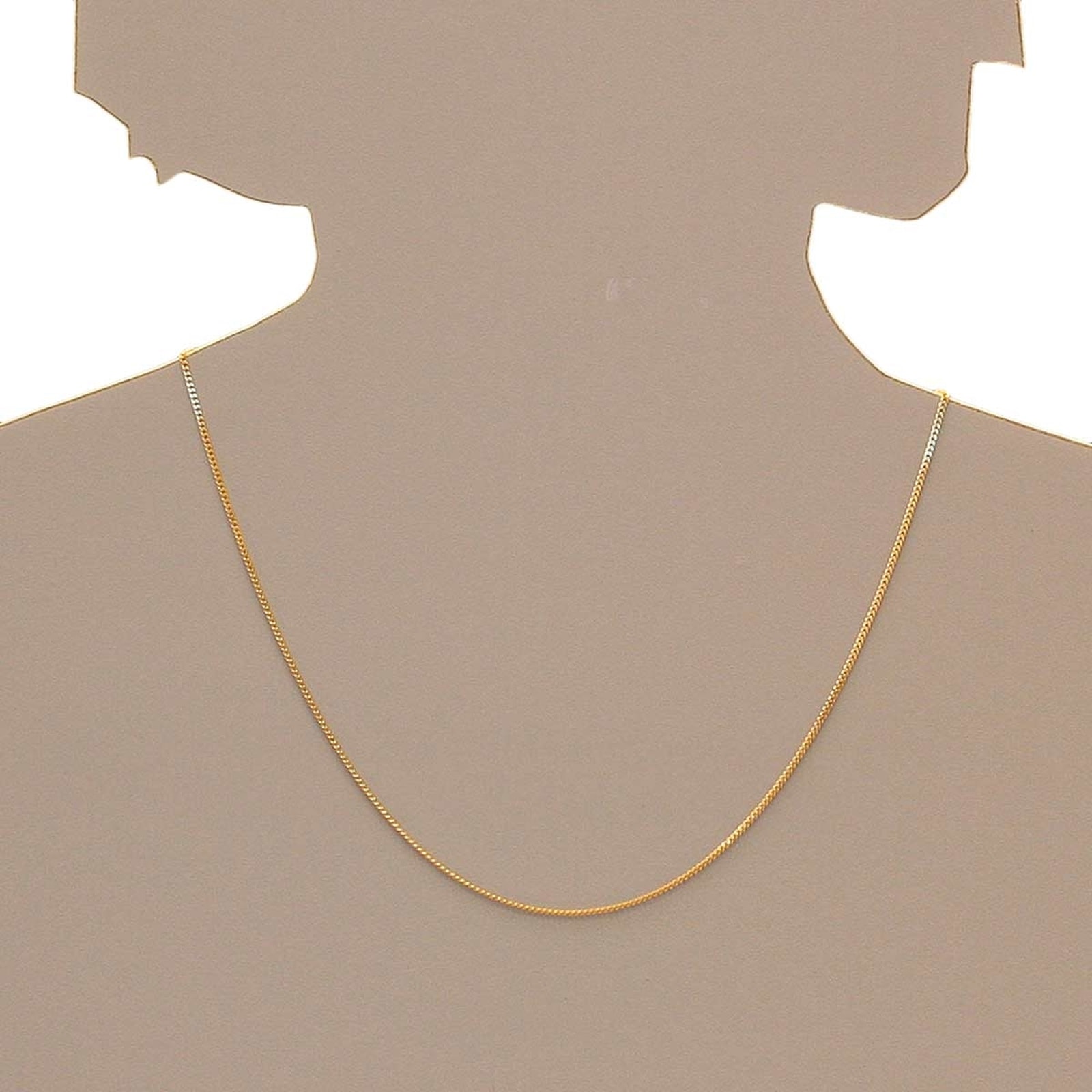 OSTSEE-SCHMUCK Silberkette »- Panzer diamantiert 1,3 mm breit - Silber 925/000, vergoldet -,«
