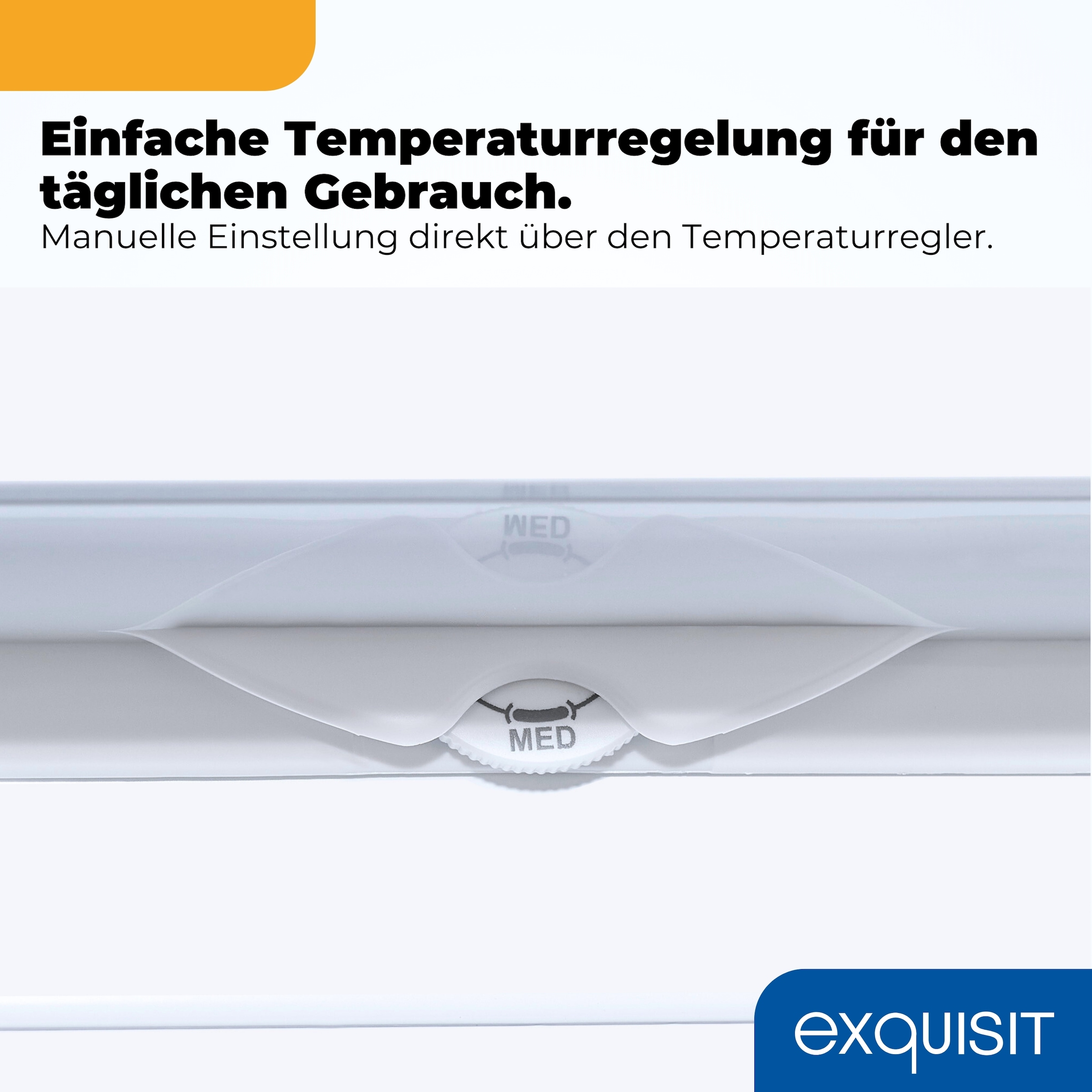 exquisit Gefrierschrank »GS81-040B weiss« 85 cm hoch 54,5 cm breit Viel Platz, starke Gefrierleistung