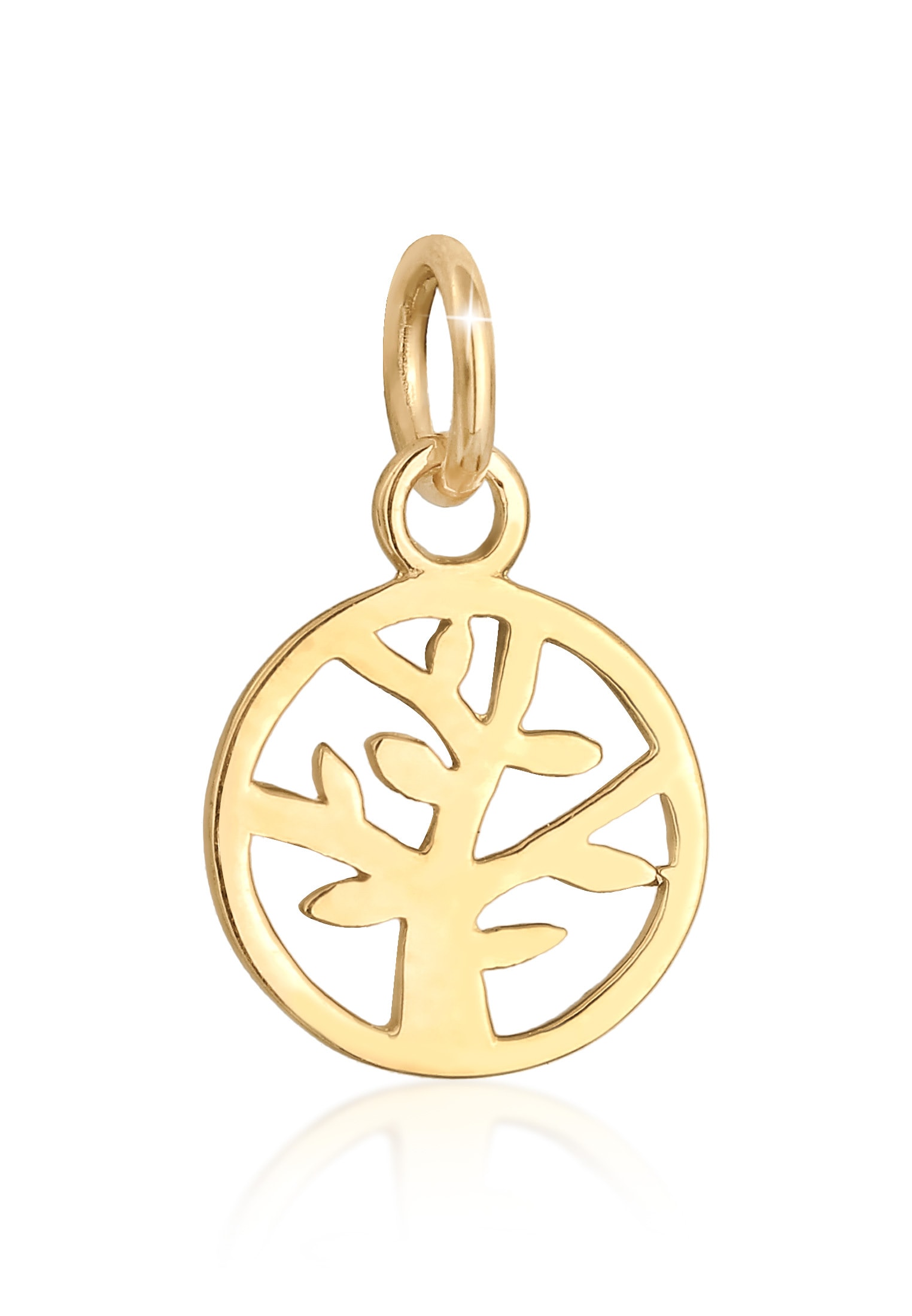 Amulett »Anhänger Lebensbaum Tree of Life Symbol Stilvoll 585 Gelbgold«