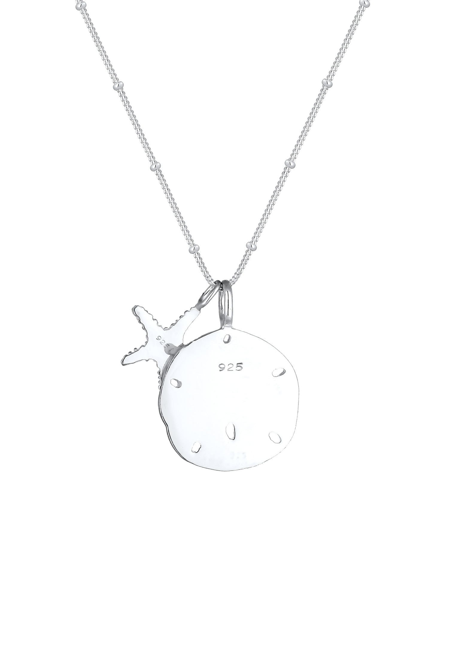 Elli Kette mit Anhänger »Halskette Blume Seestern Maritim 925 Sterling Silber«