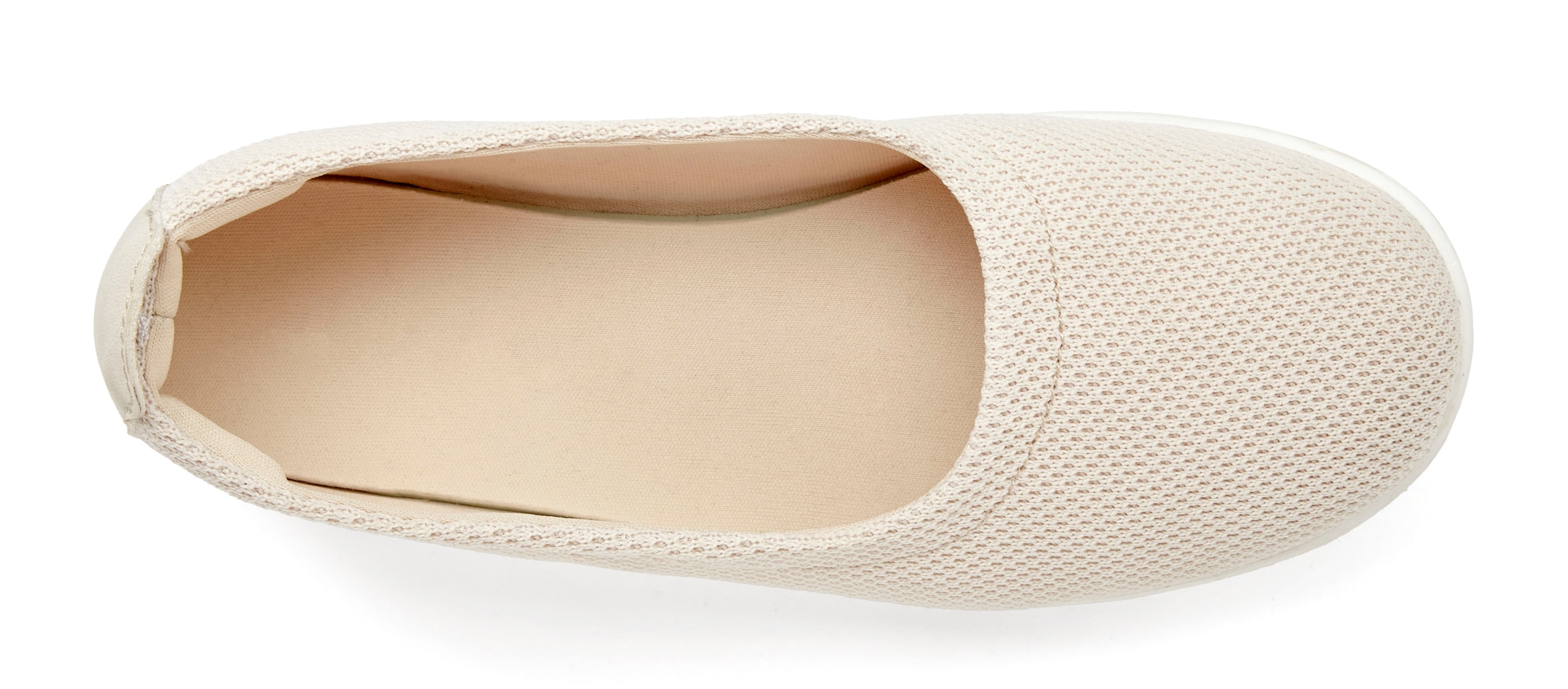 Vivance Slipper, Ballerina in leichter Mesh-Optik VEGAN