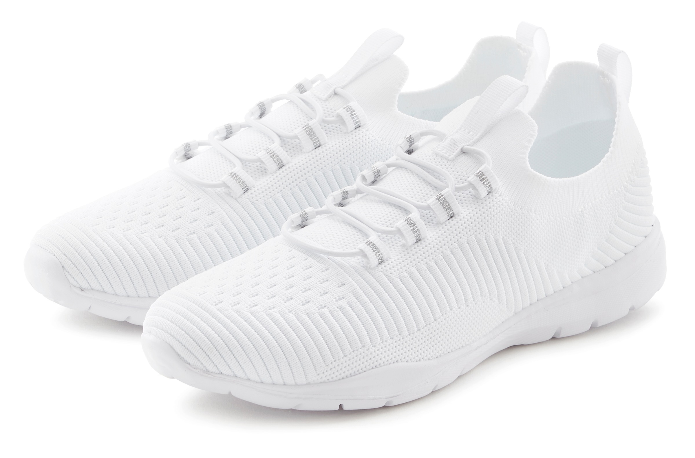 Vivance Damen Sneaker »Freizeitschuh in weiß, Größe 37