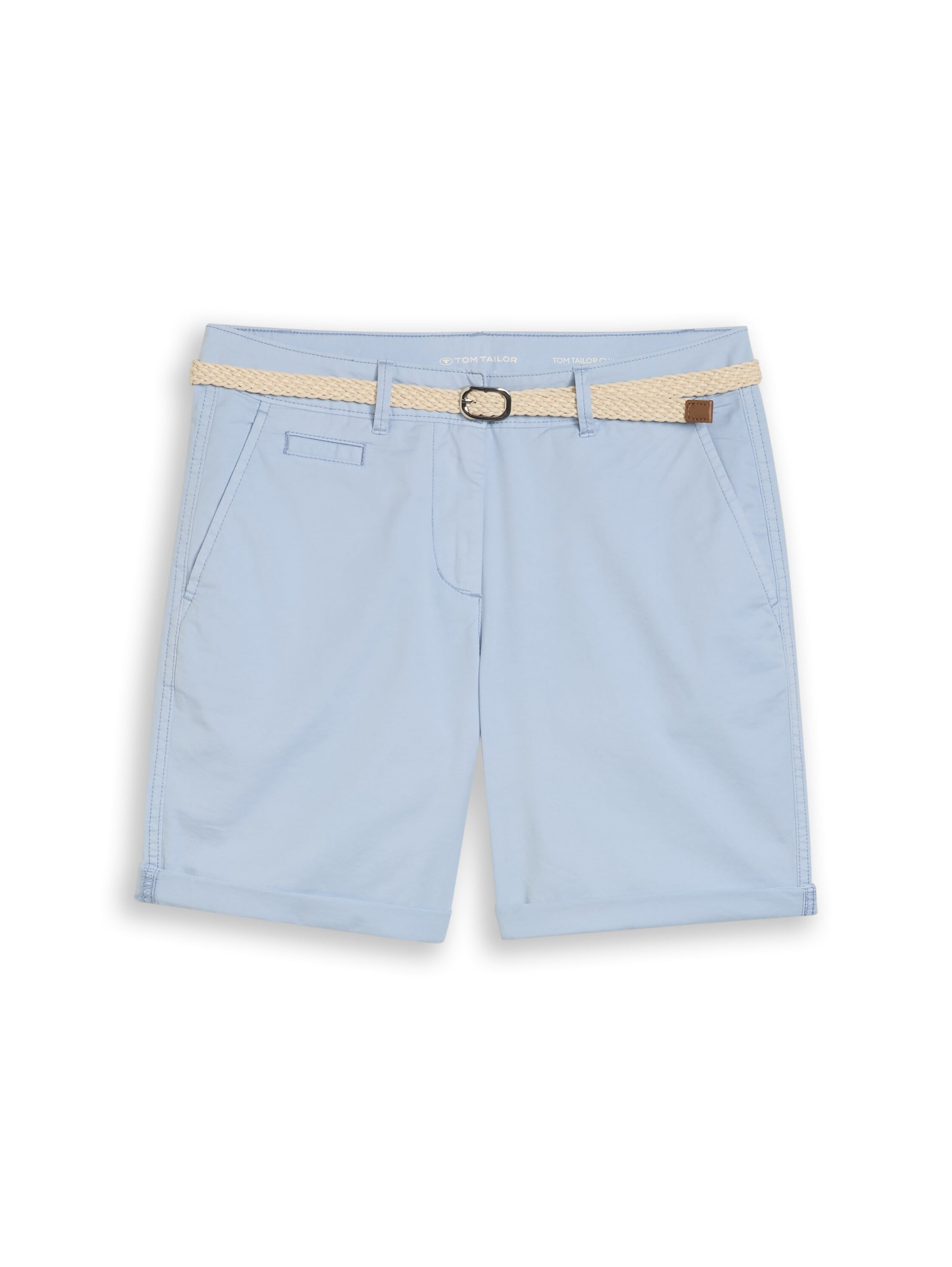 TOM TAILOR Chinoshorts  mit Gürtel und Stretch