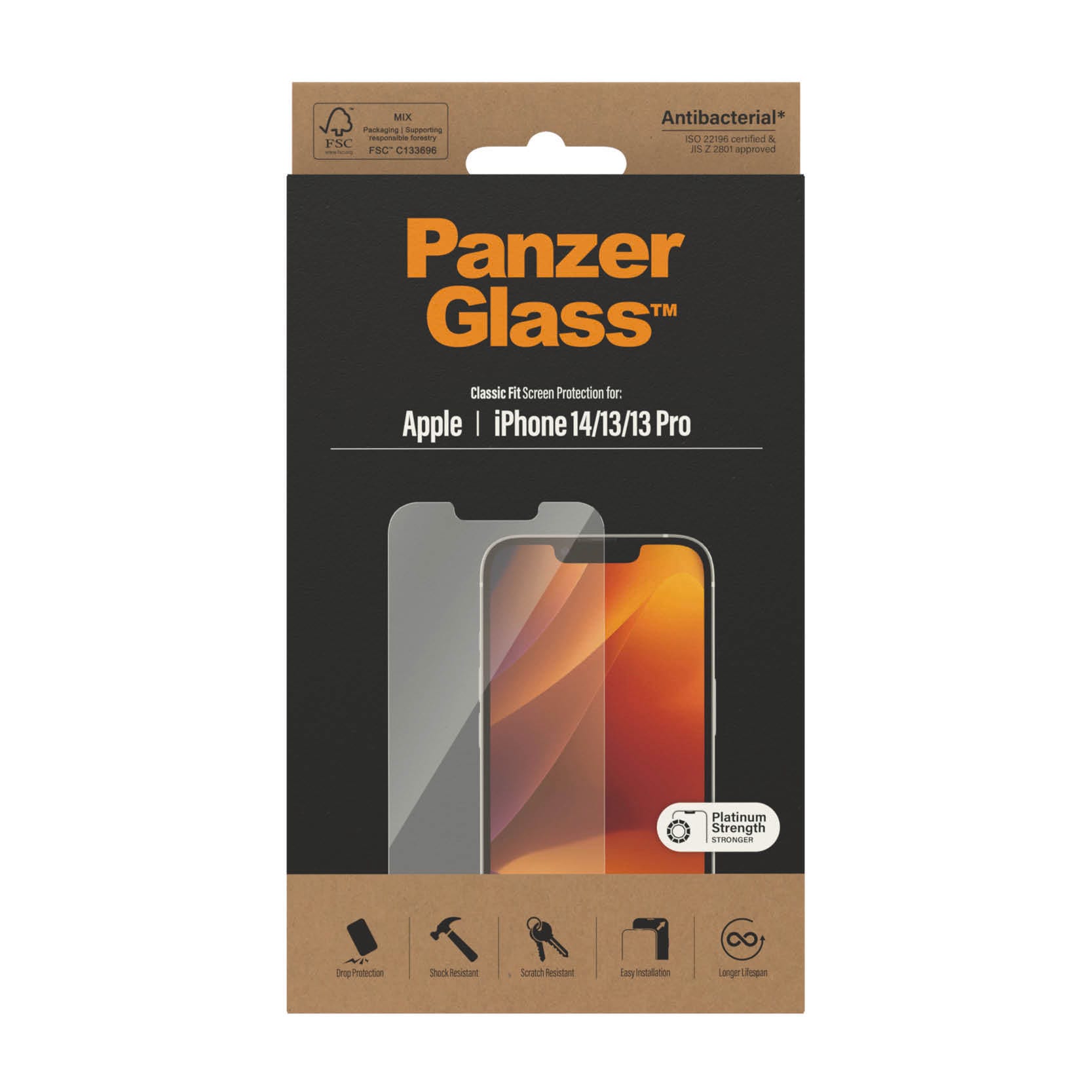 PanzerGlass Displayschutzglas »iPhone 14/13/13 Pro AB«