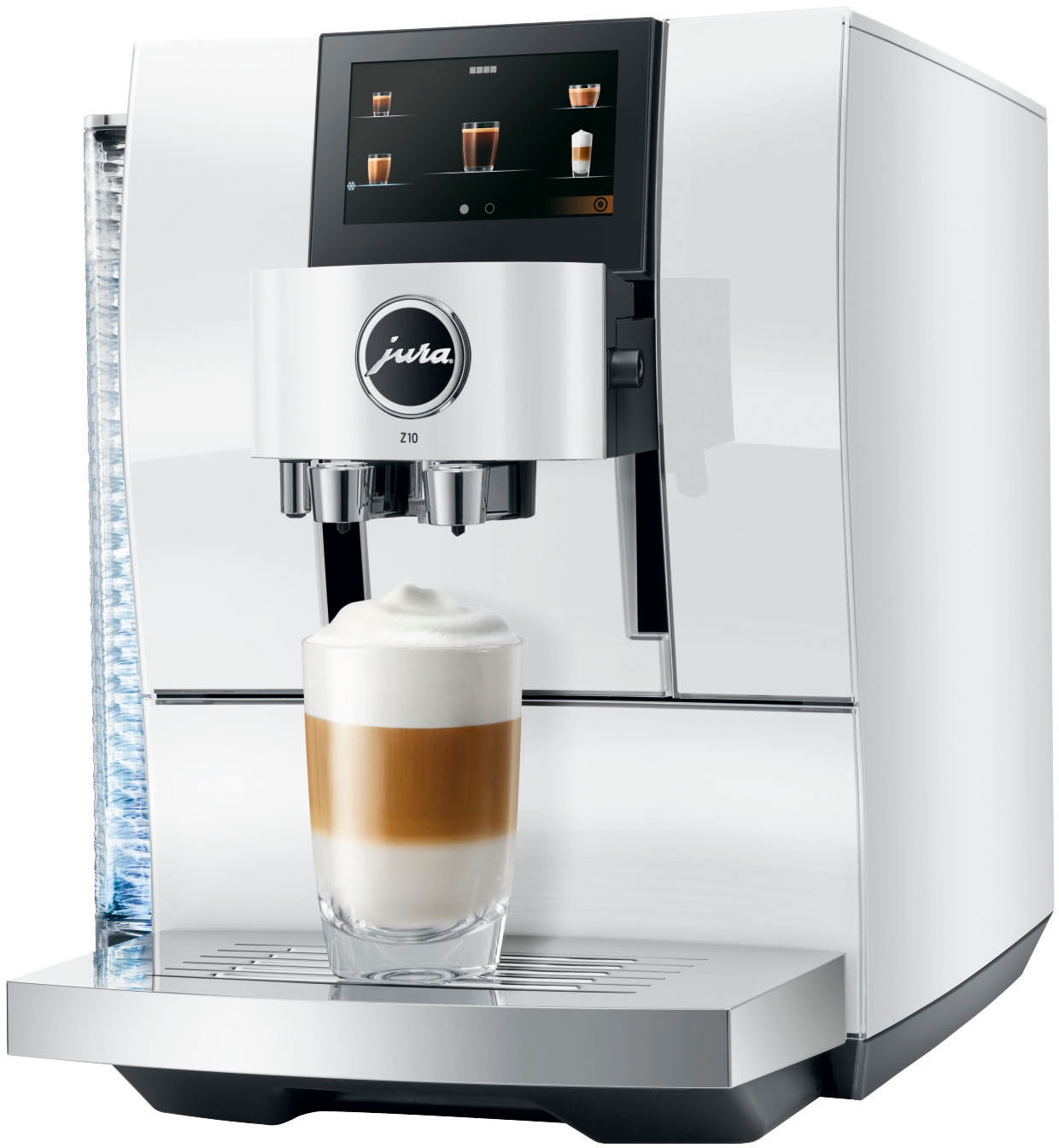JURA Kaffeevollautomat »15410 Z10 Diamond White (EA)« 51 Spezialitäten, Touch, Light & Cold Brew