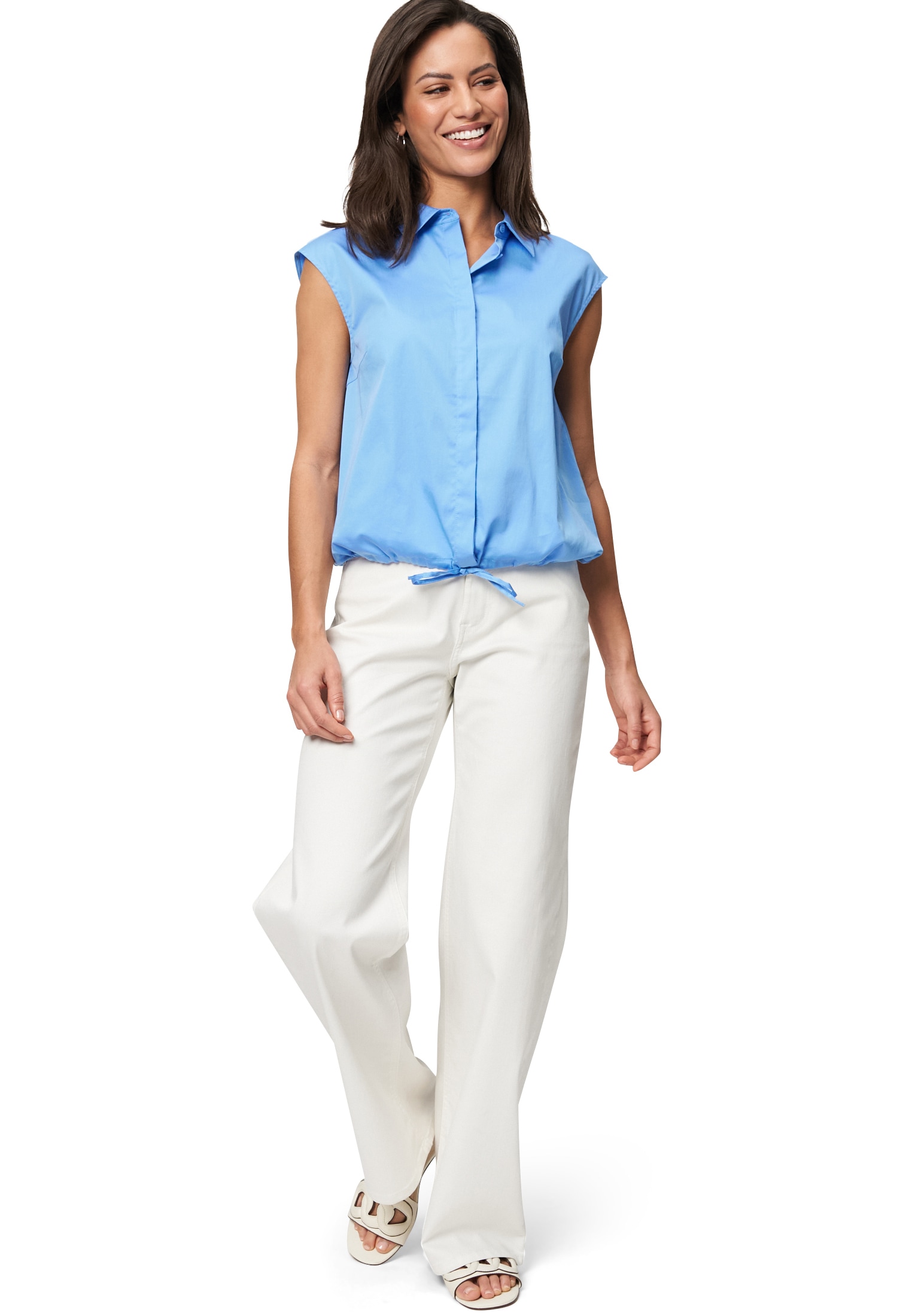 Zero Klassische Bluse »Bluse mit Bindeband«