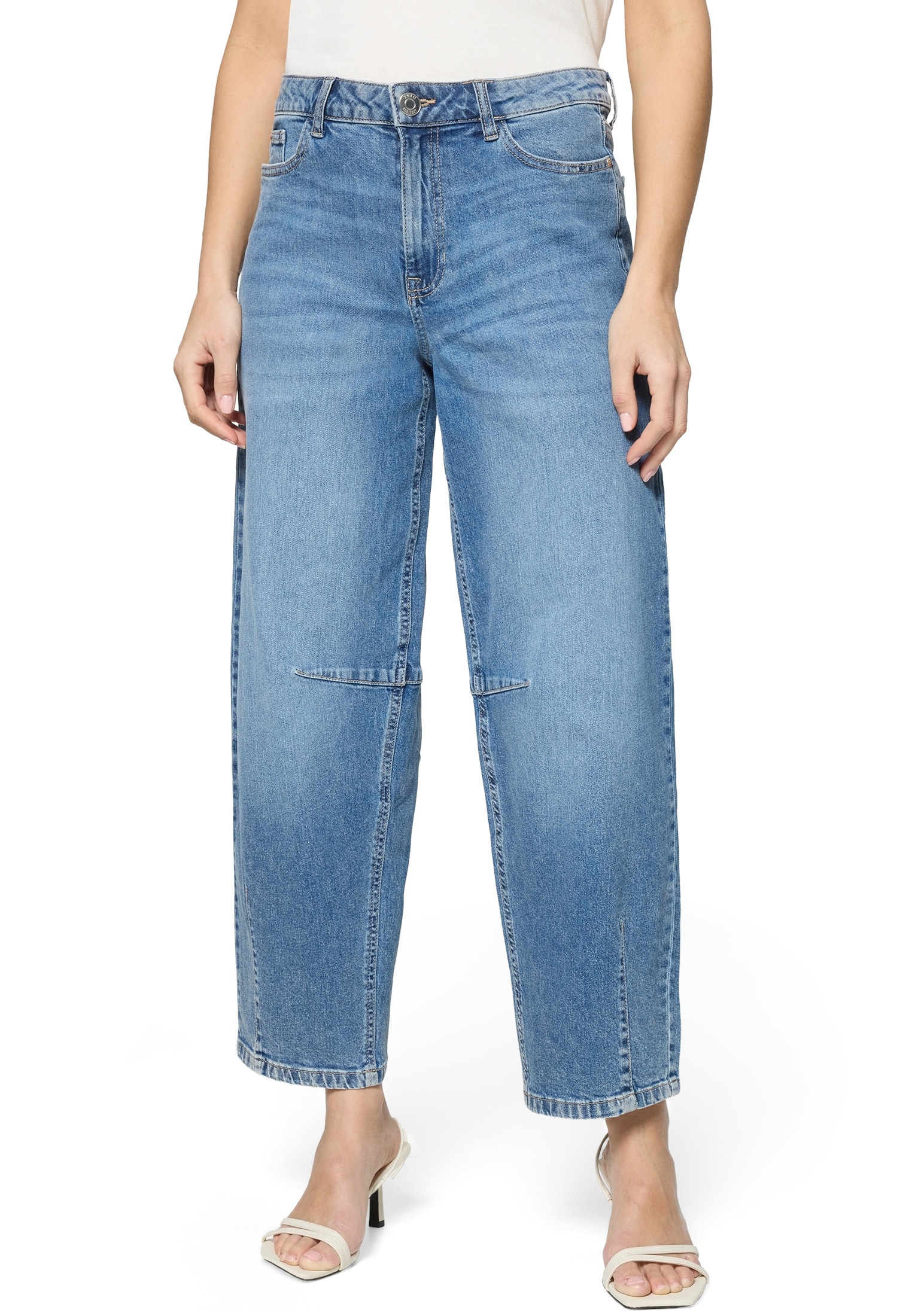 Zero 5-Pocket-Hose »Modern fit Jeans mit Waschung«