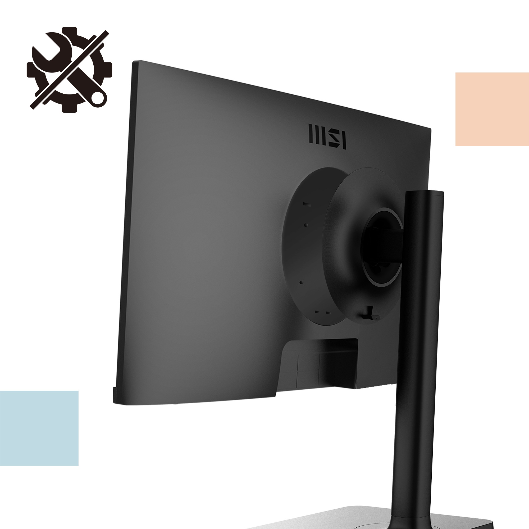 MSI LED-Monitor »Modern MD272QXP«, 69 cm/27 Zoll, 2560 x 1440 px, WQHD, 1 ms Reaktionszeit, 100 Hz, höhenverstellbar, 3 Jahre Herstellergarantie, USB-C