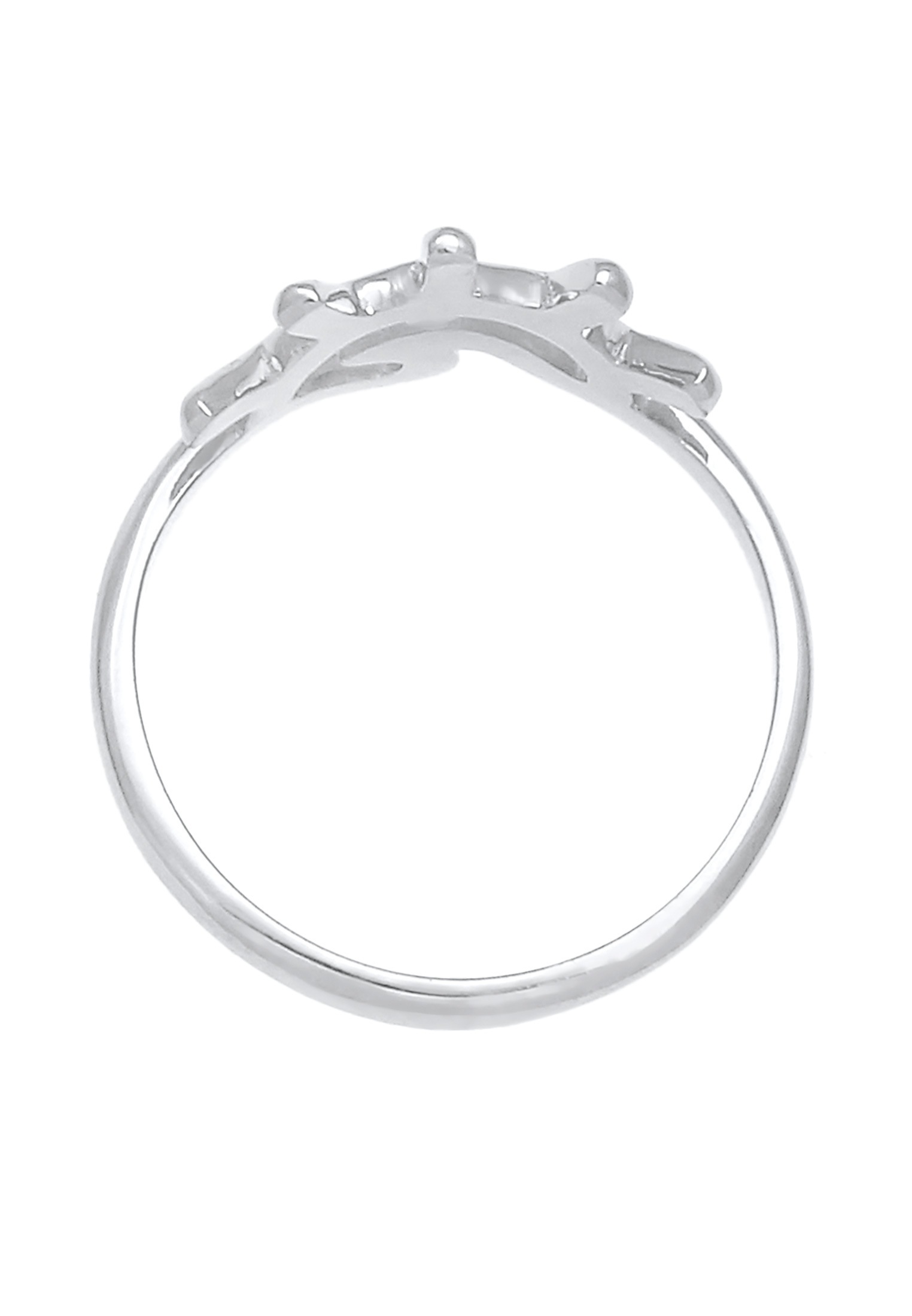 Elli Silberring »Ring Sonnenaufgang Wellen Motiv Sommer 925 Silber«