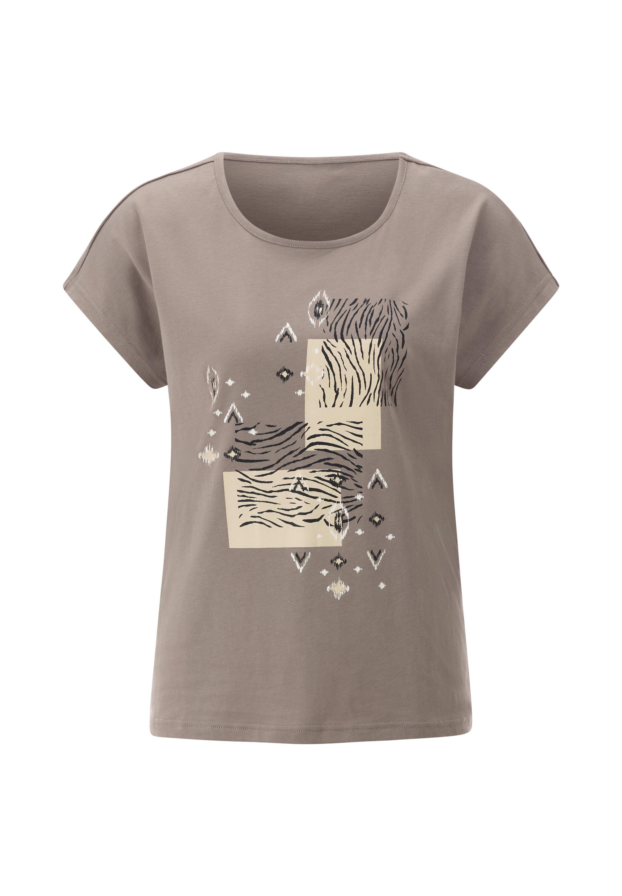 Sieh an! T-Shirt »Rundhals-Shirt Rundhalsshirt im Ethno-Stil«