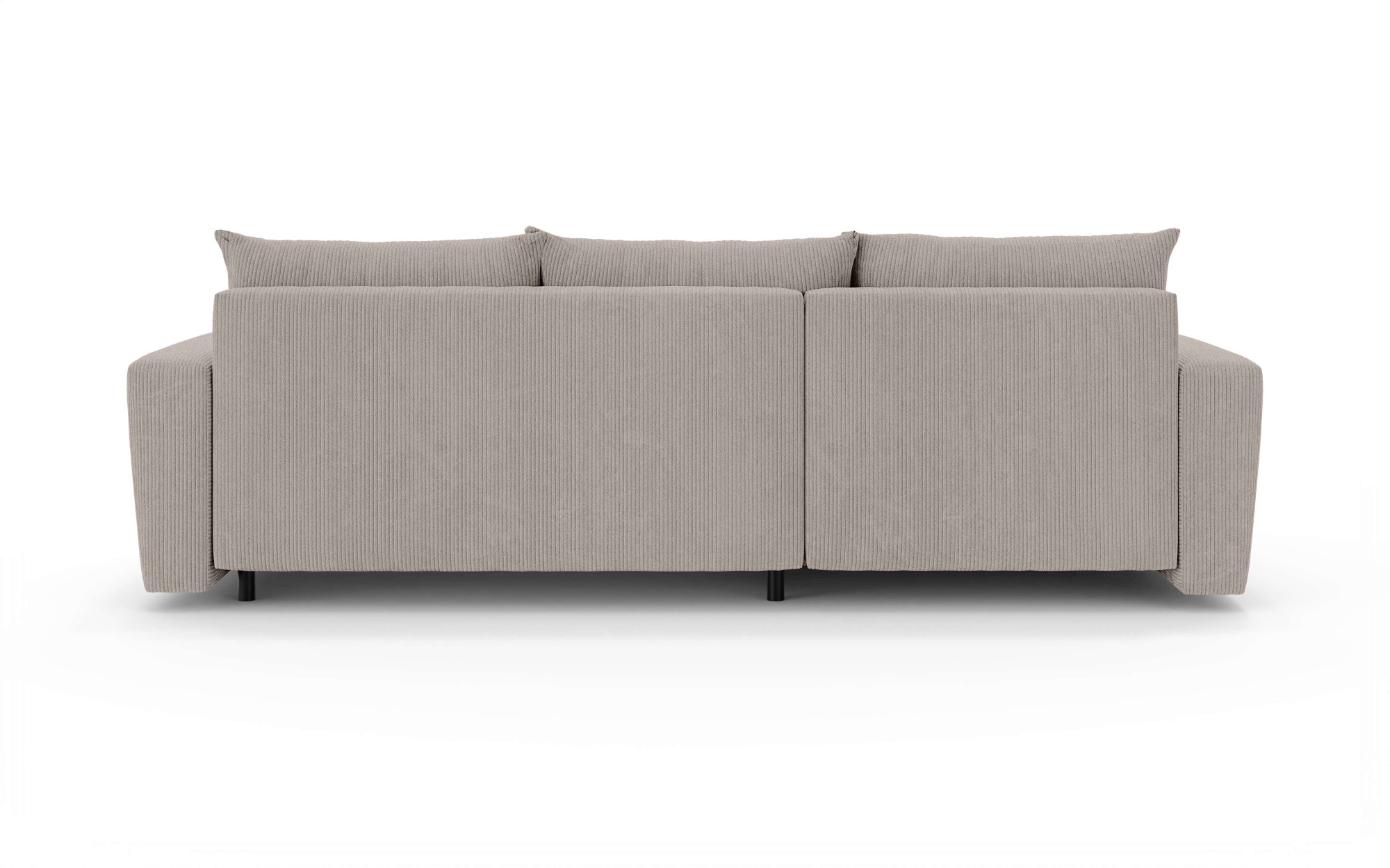 INOSIGN Ecksofa »MAGHERA universell Schlafsofa mit Bettkasten, Maße B/T/H: 255/142/84cm«, L-Form mit Recamiere rechts oder links montierbar, hoher Sitzkomfort