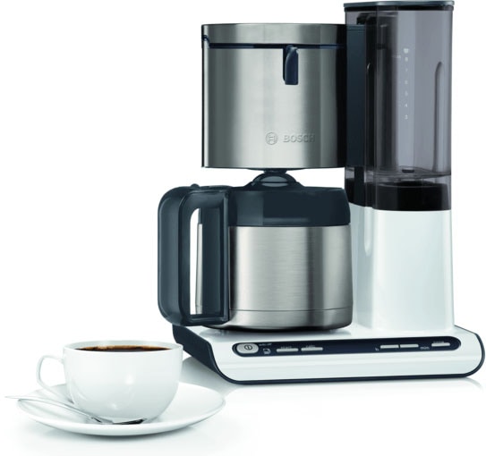 BOSCH Filterkaffeemaschine »TKA8A681 Styline«, 1,1 l Kaffeekanne, Papierfilter, 1x4, mit Thermokanne