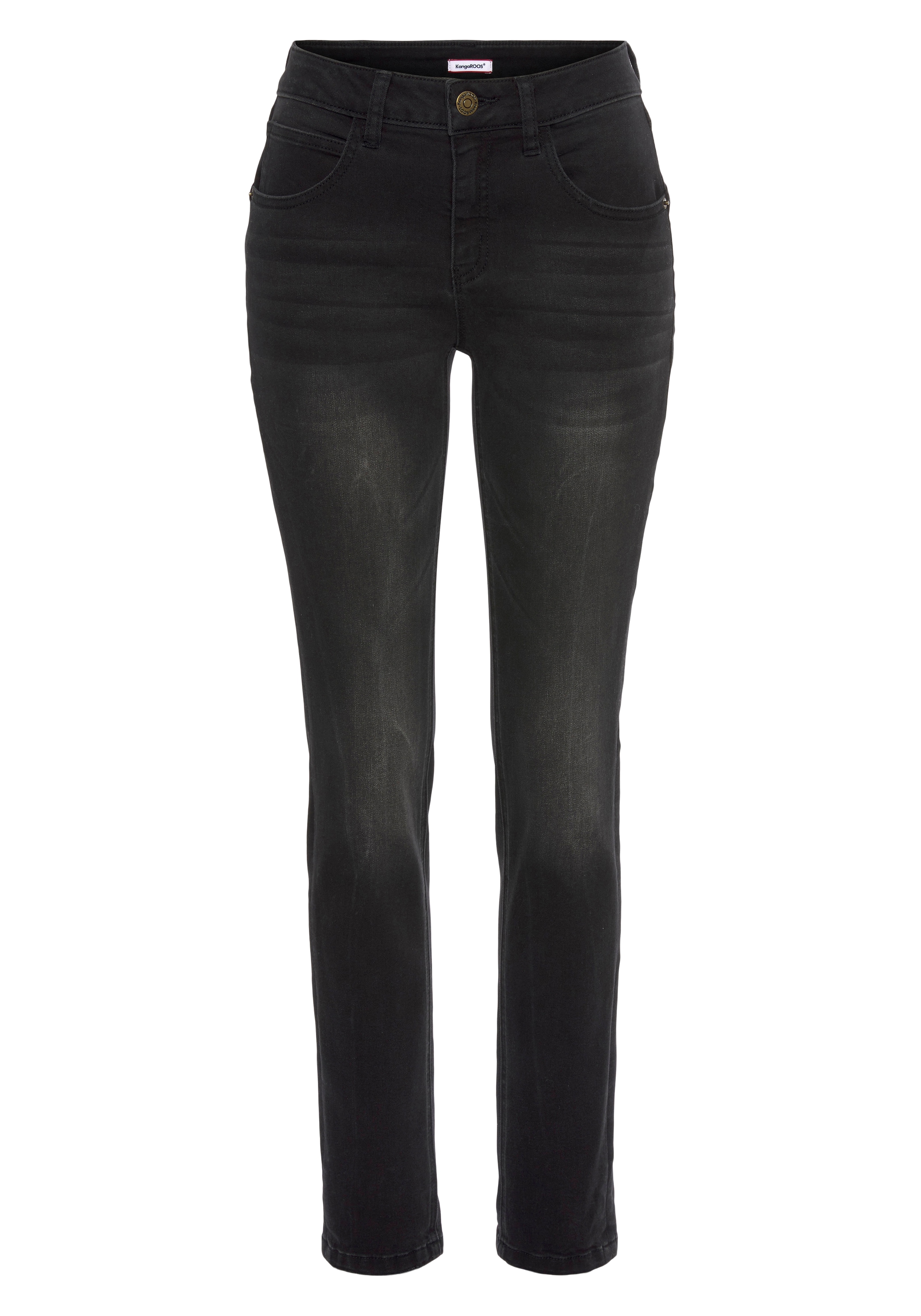 KangaROOS Relax-fit-Jeans »RELAX-FIT HIGH WAIST«, knöchelfreie Schnittform, krempelbare Beinabschlüsse