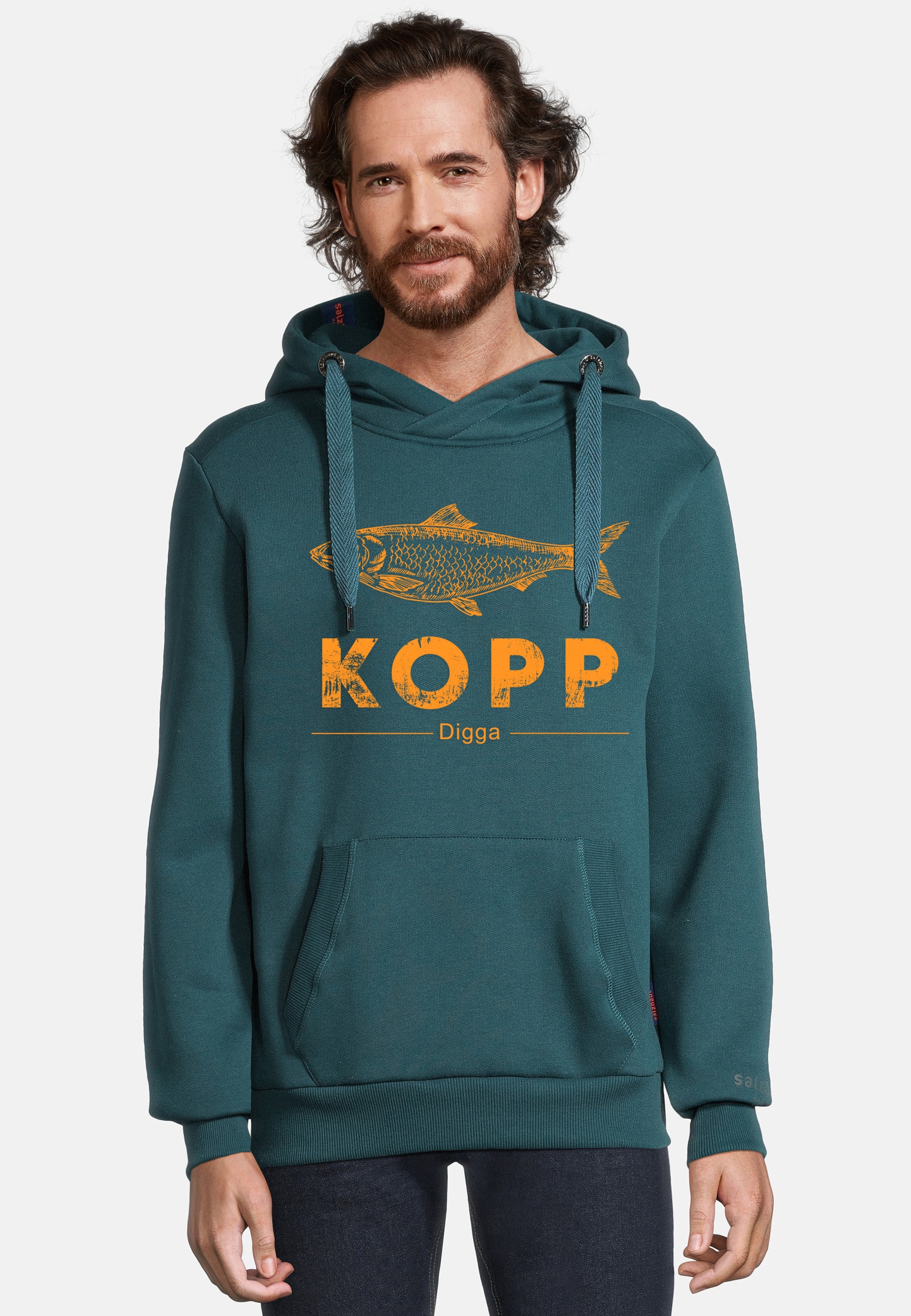 salzhaut Kapuzenpullover »Hoodie HEFF - FISCHKOPP«